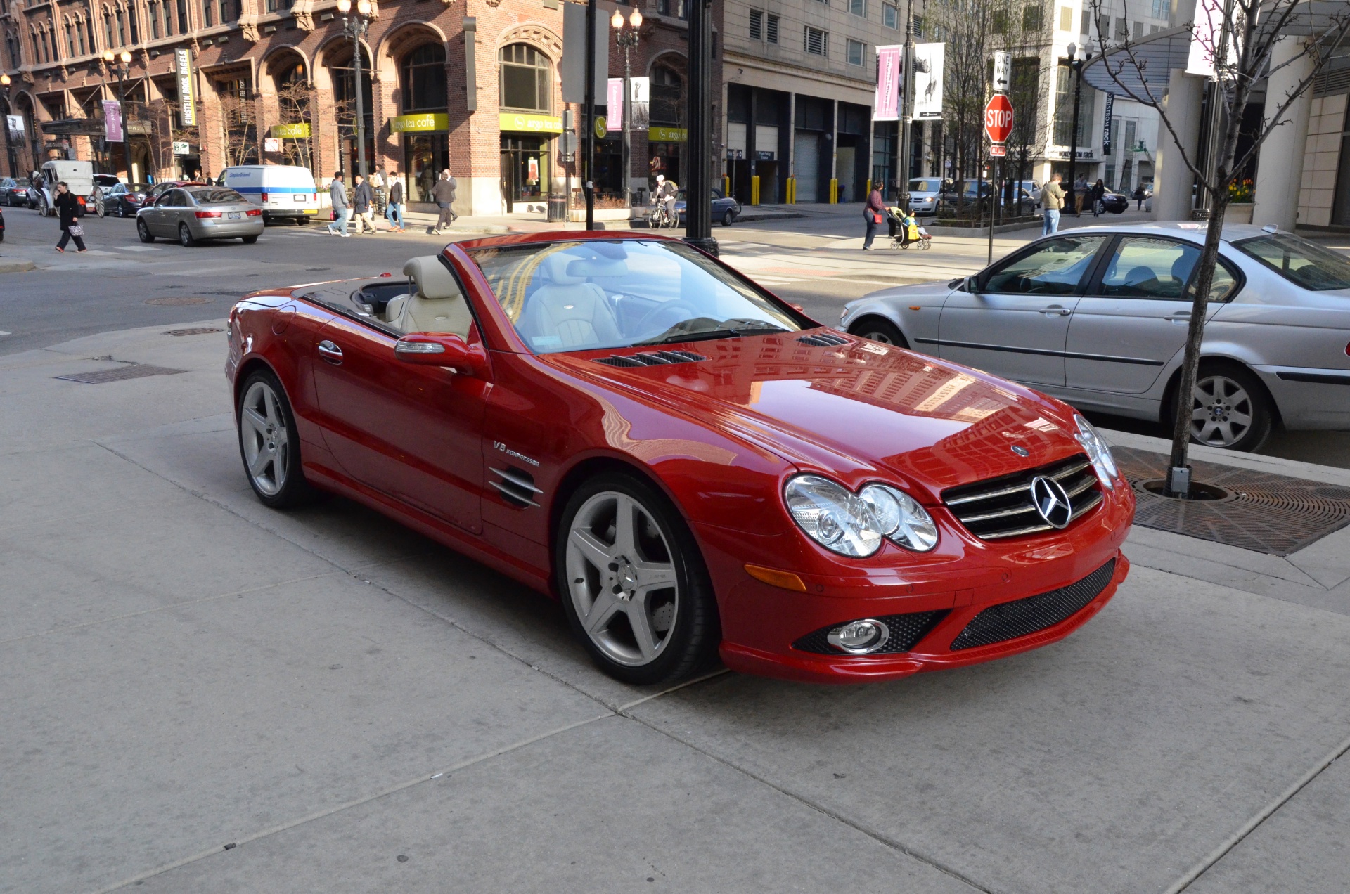 Mercedes Benz sl63 AMG Cabrio Red