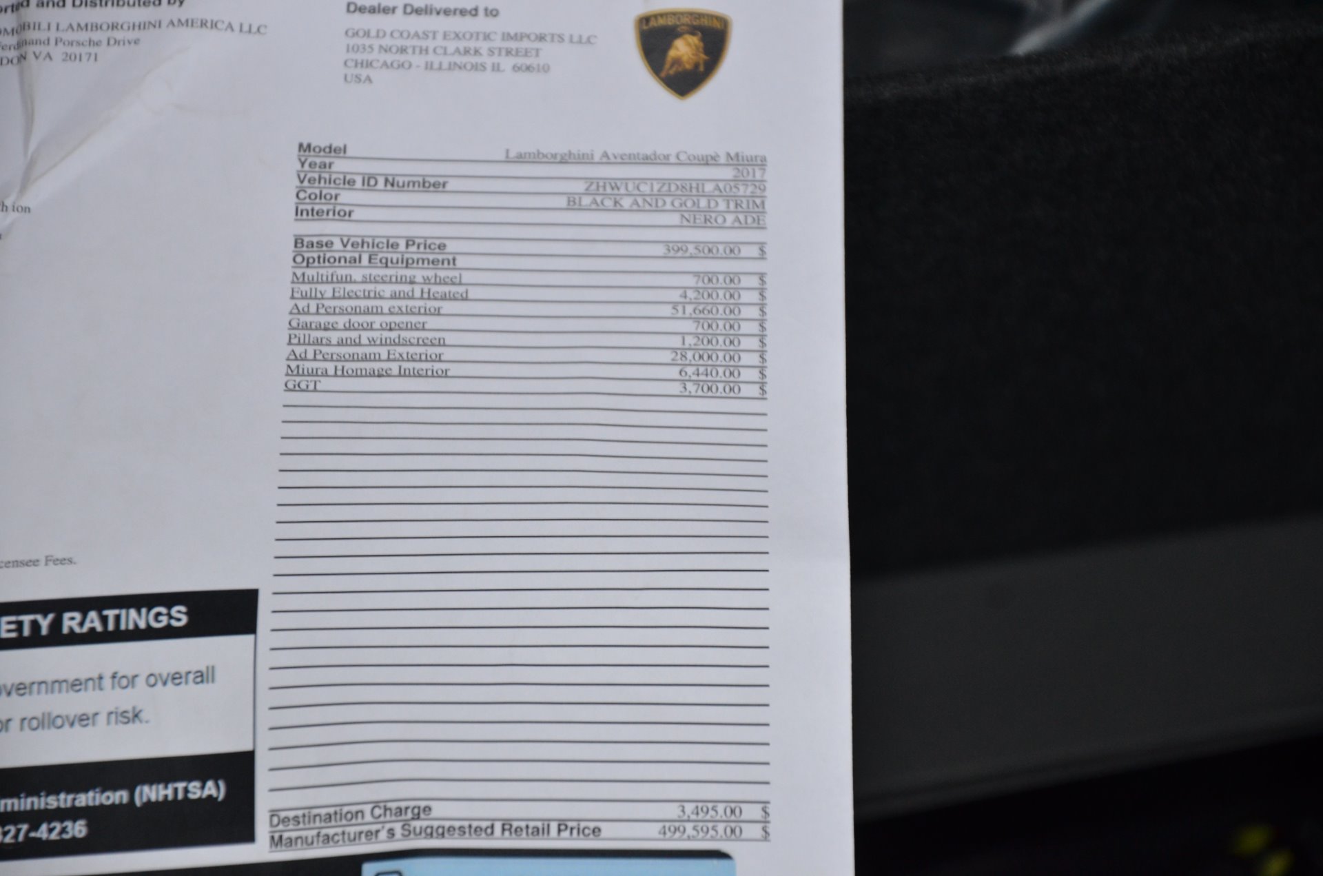 Used 2017 Lamborghini Aventador LP 700-4 | St. Petersburg, FL