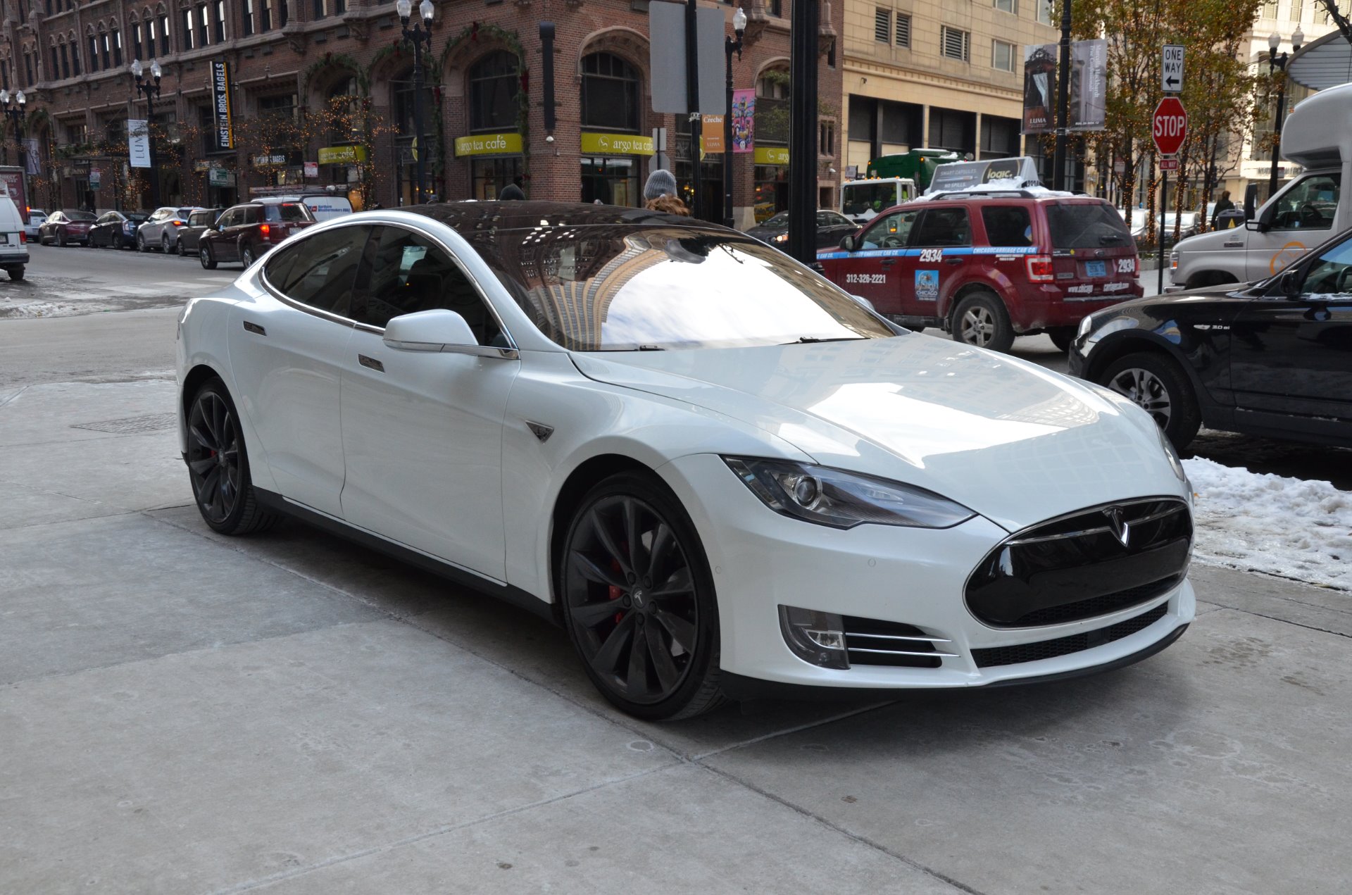 crisis Ontslag sticker 2015 Tesla Model S P85D Stock # B852A for sale near Chicago, IL | IL Tesla  Dealer