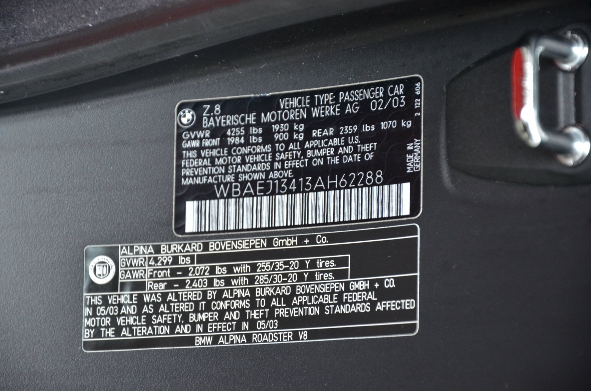 Used 2003 BMW Z8 Alpina | St. Petersburg, FL