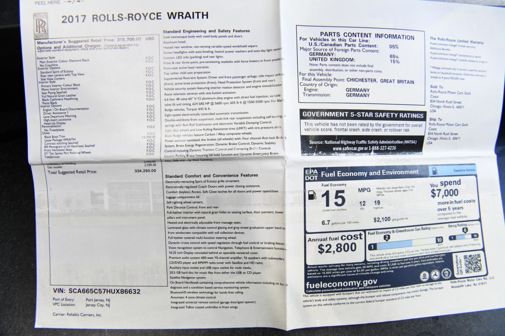 Used 2017 Rolls-Royce Wraith | St. Petersburg, FL