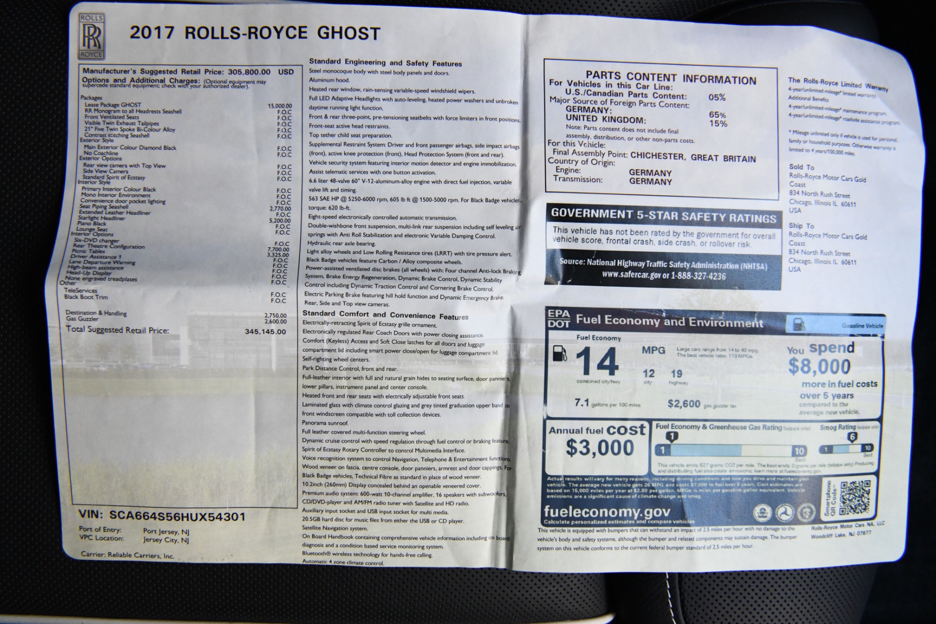 Used 2017 Rolls-Royce Ghost | St. Petersburg, FL
