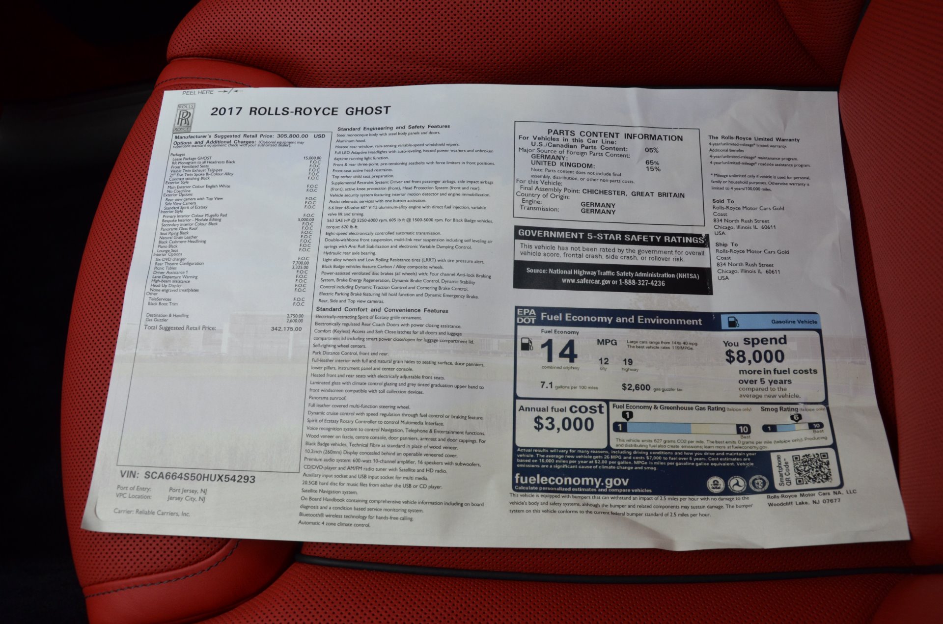 Used 2017 Rolls-Royce Ghost | St. Petersburg, FL