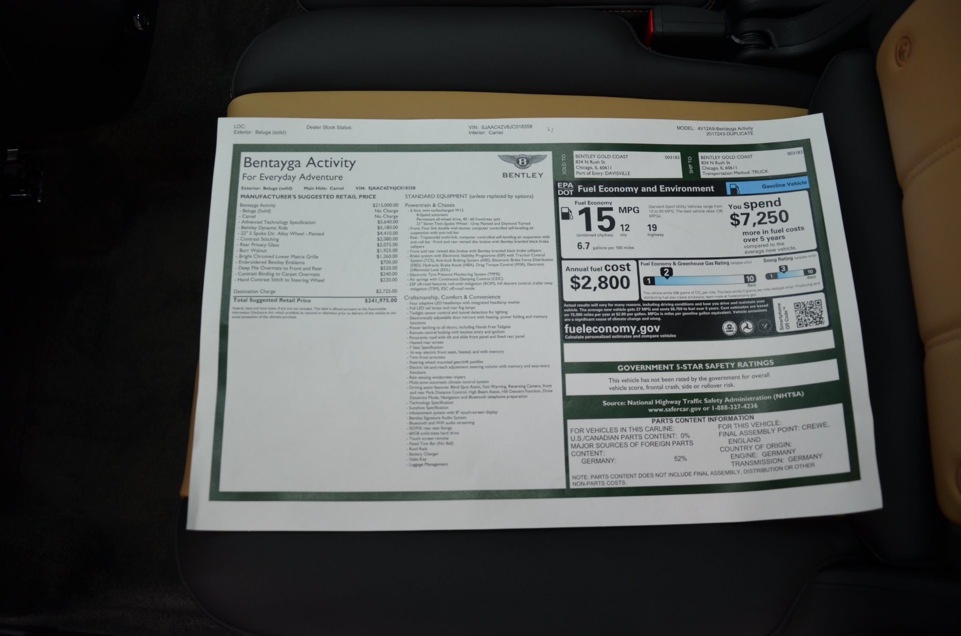 Used 2018 Bentley Bentayga | St. Petersburg, FL