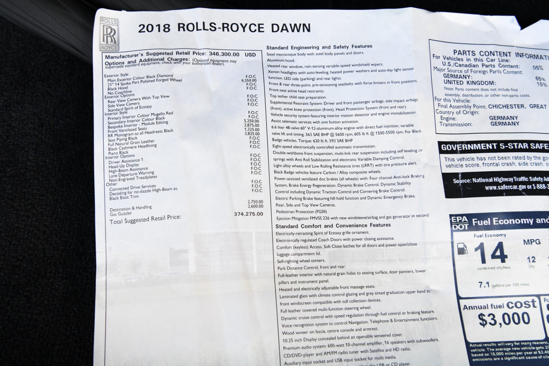 Used 2018 Rolls-Royce Dawn | St. Petersburg, FL