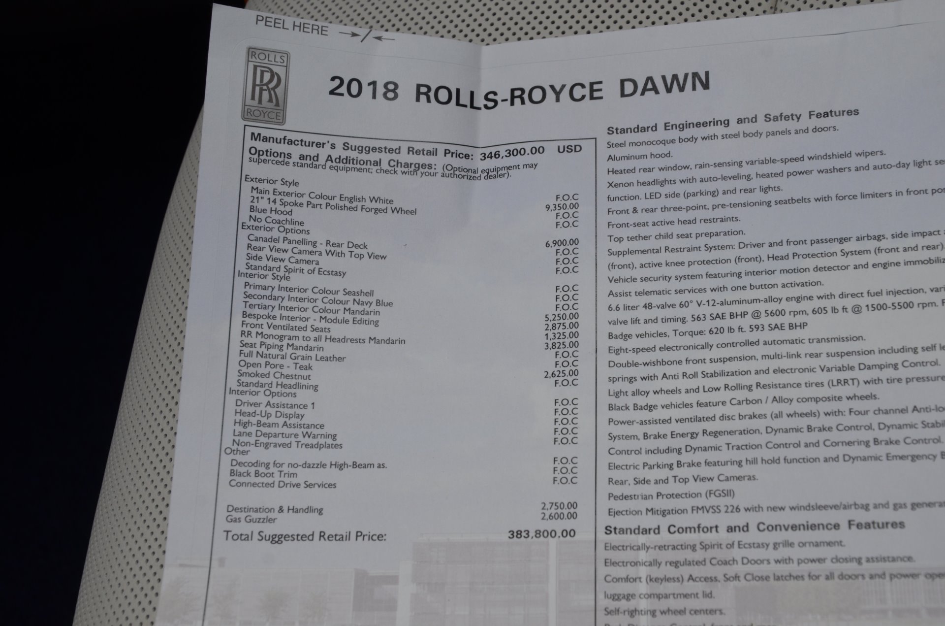 Used 2018 Rolls-Royce Dawn | St. Petersburg, FL