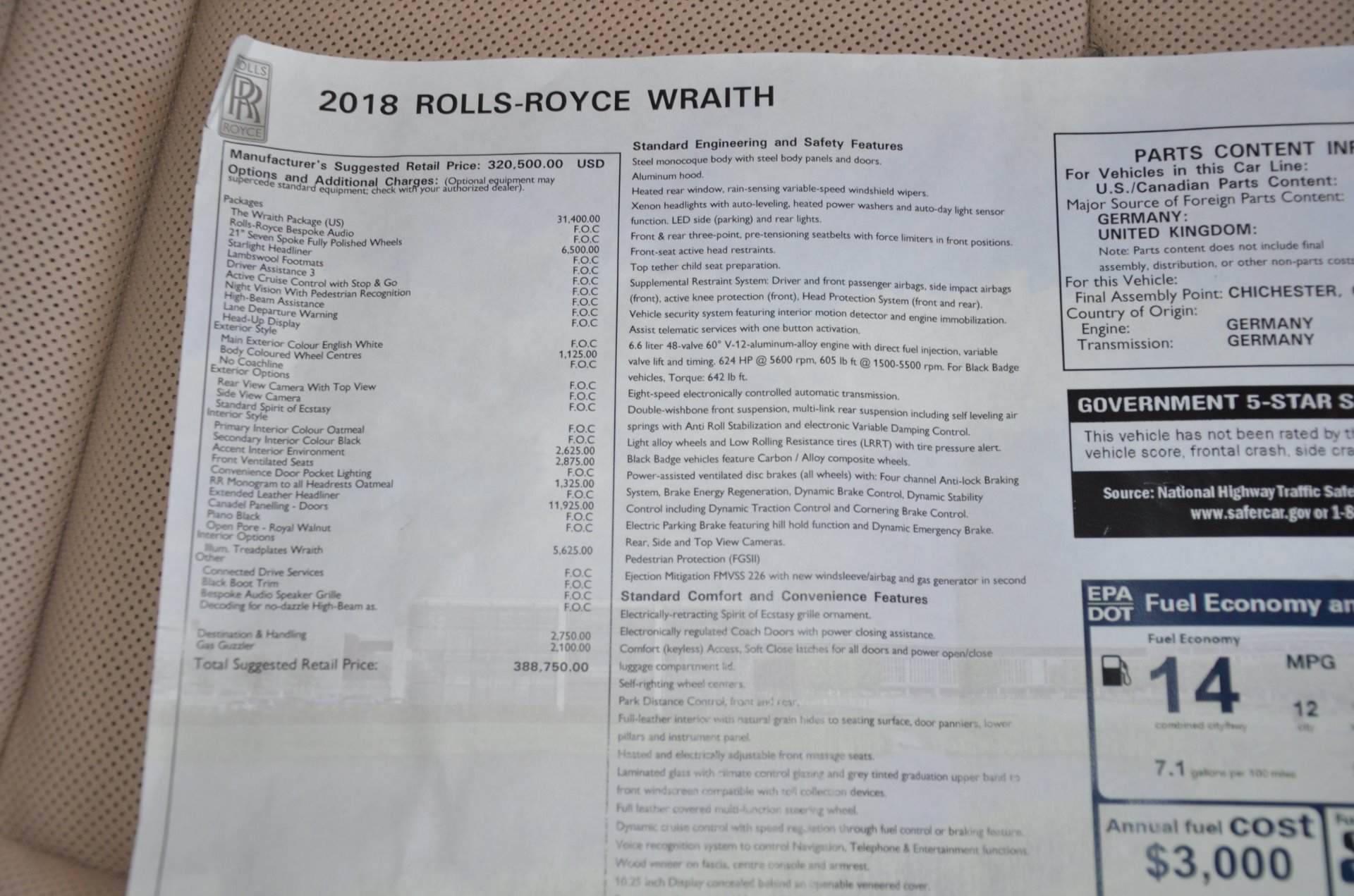 Used 2018 Rolls-Royce Wraith | St. Petersburg, FL