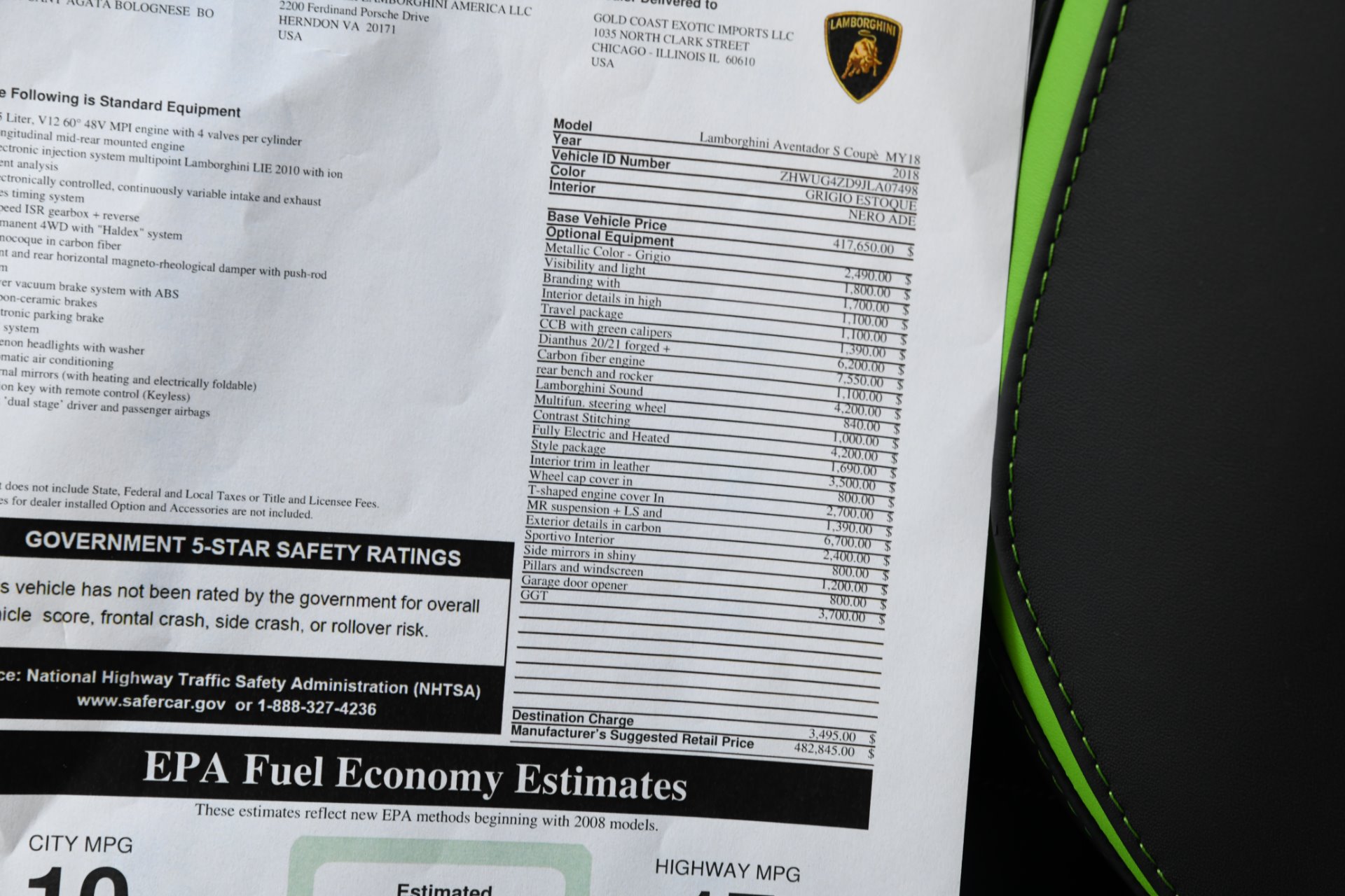 Used 2018 Lamborghini Aventador S LP 740-4 S | St. Petersburg, FL