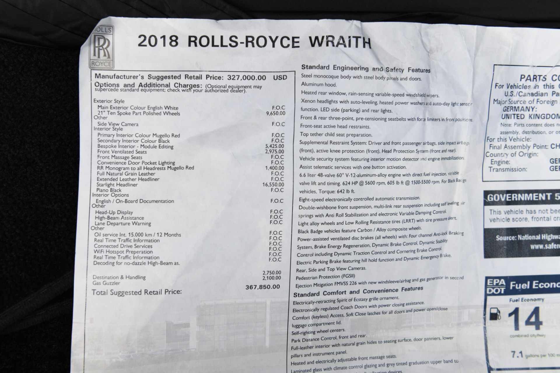 Used 2018 Rolls-Royce Wraith | St. Petersburg, FL