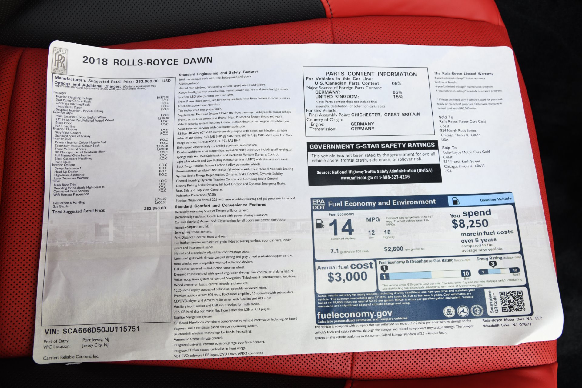 Used 2018 Rolls-Royce Dawn | St. Petersburg, FL