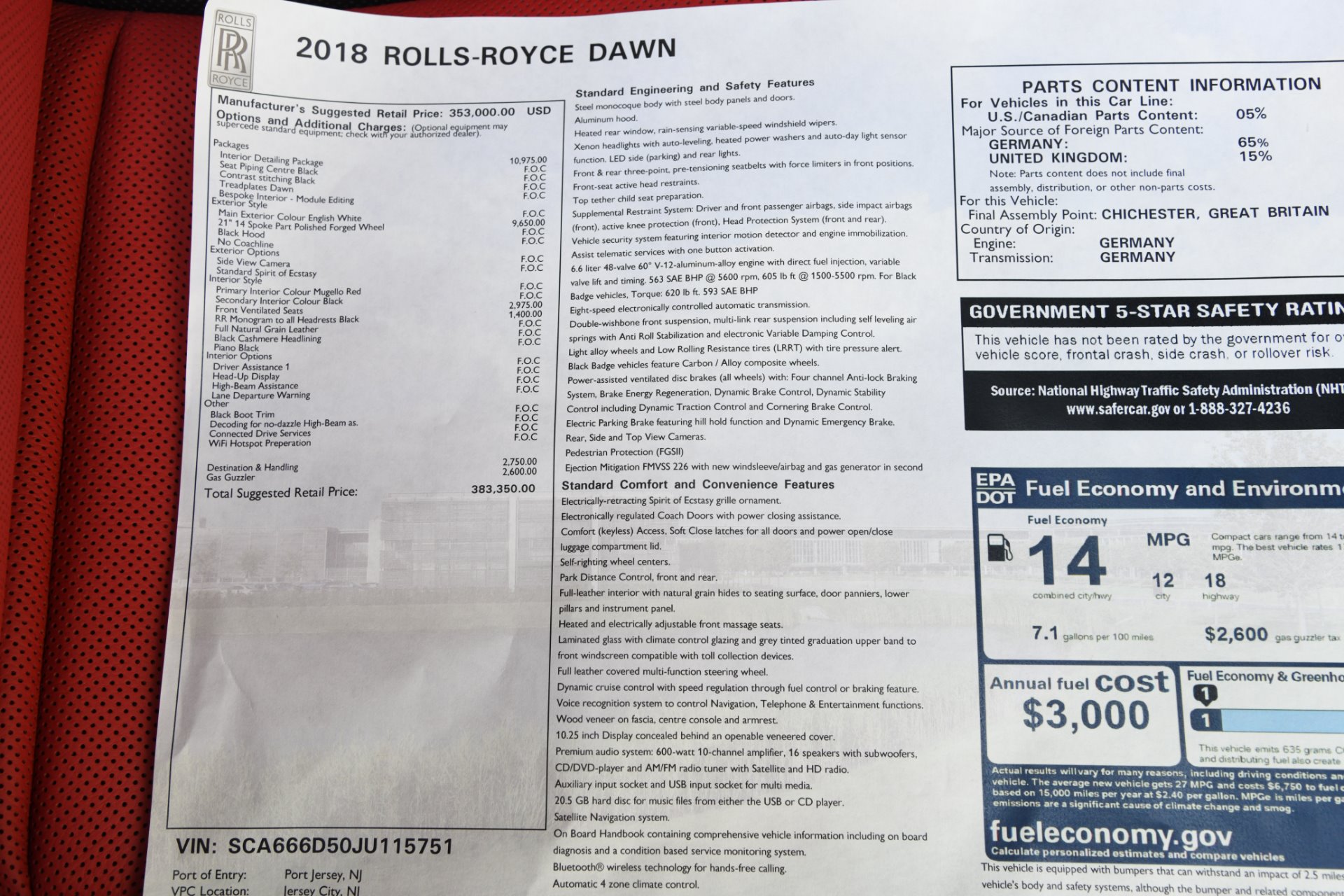 Used 2018 Rolls-Royce Dawn | St. Petersburg, FL