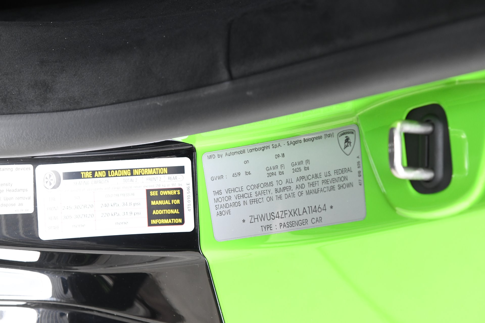 Used 2019 Lamborghini Huracan Spyder LP 640-4 Performante Spyder | St. Petersburg, FL