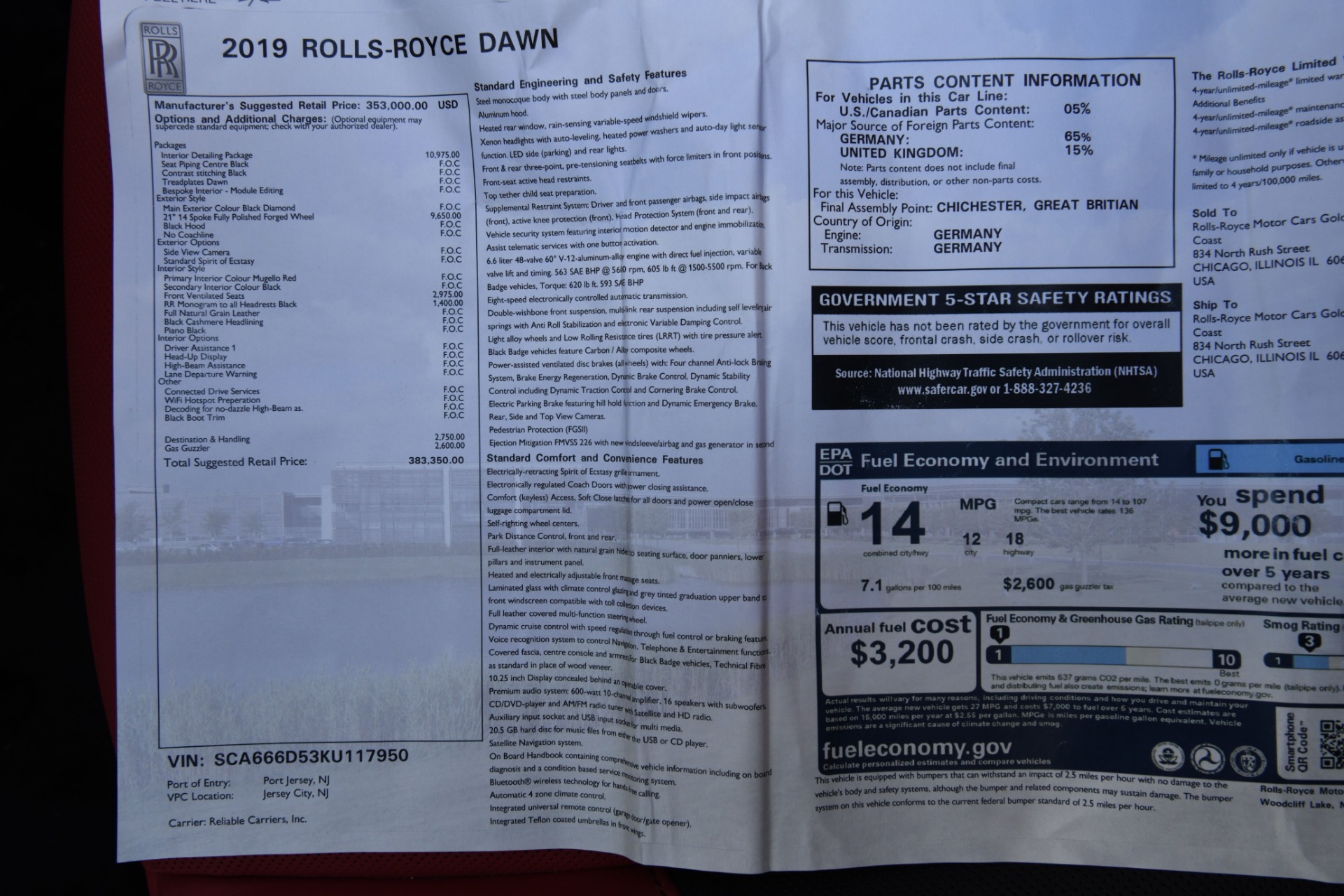 Used 2019 Rolls-Royce Dawn | St. Petersburg, FL