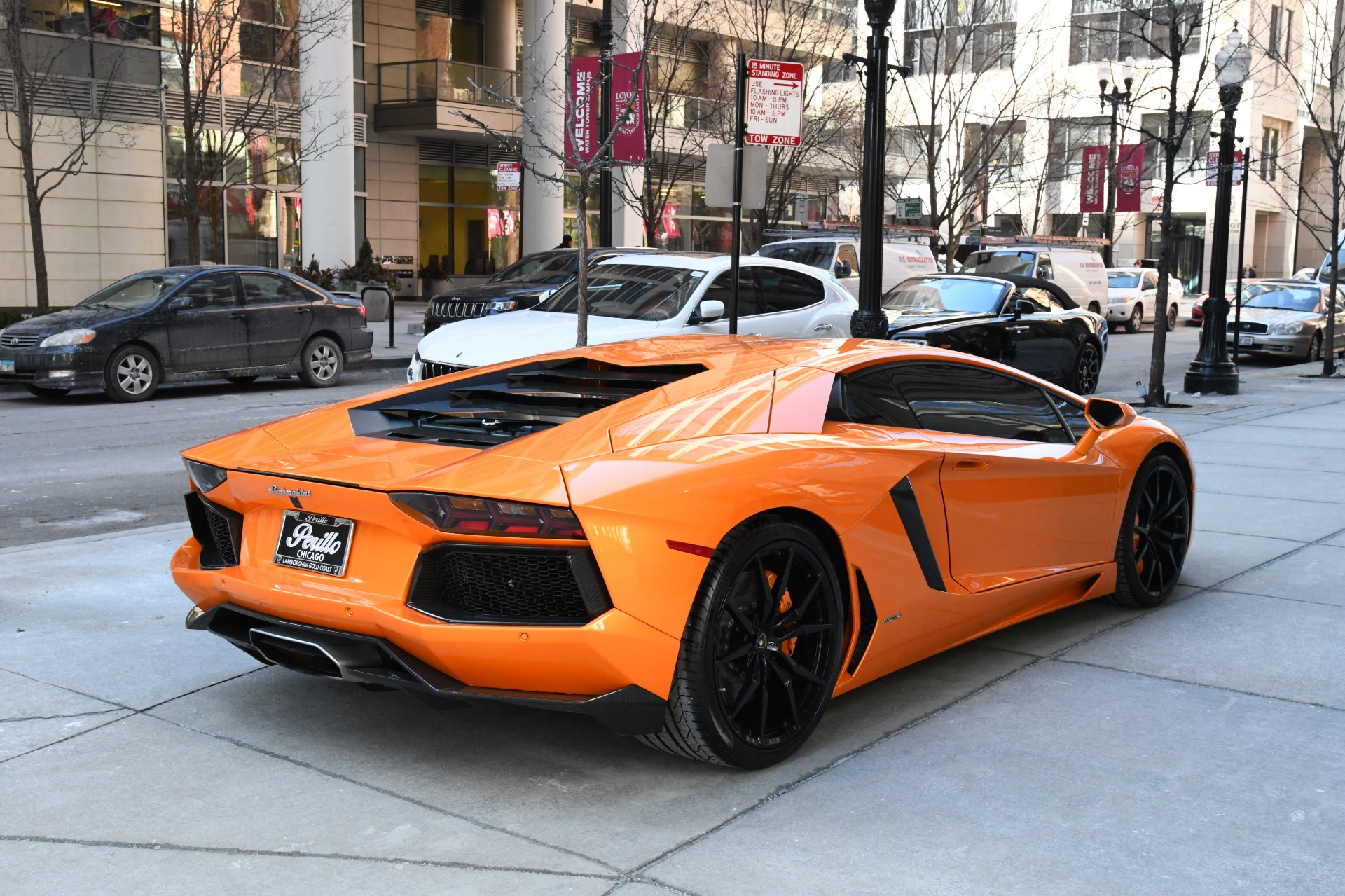 Lamborghini Aventador lp700 4 оранжевый