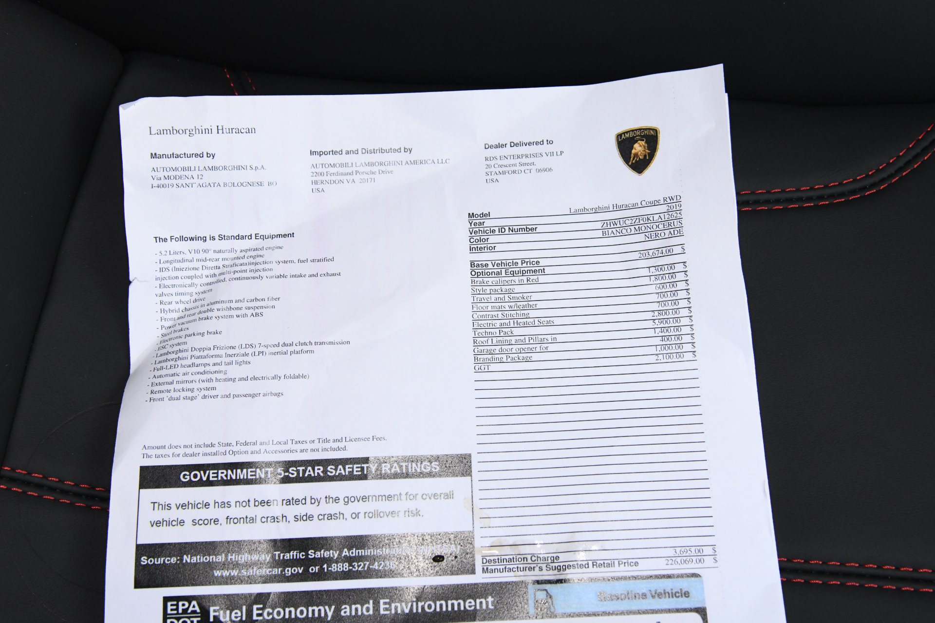 Used 2019 Lamborghini Huracan LP 580-2 | St. Petersburg, FL