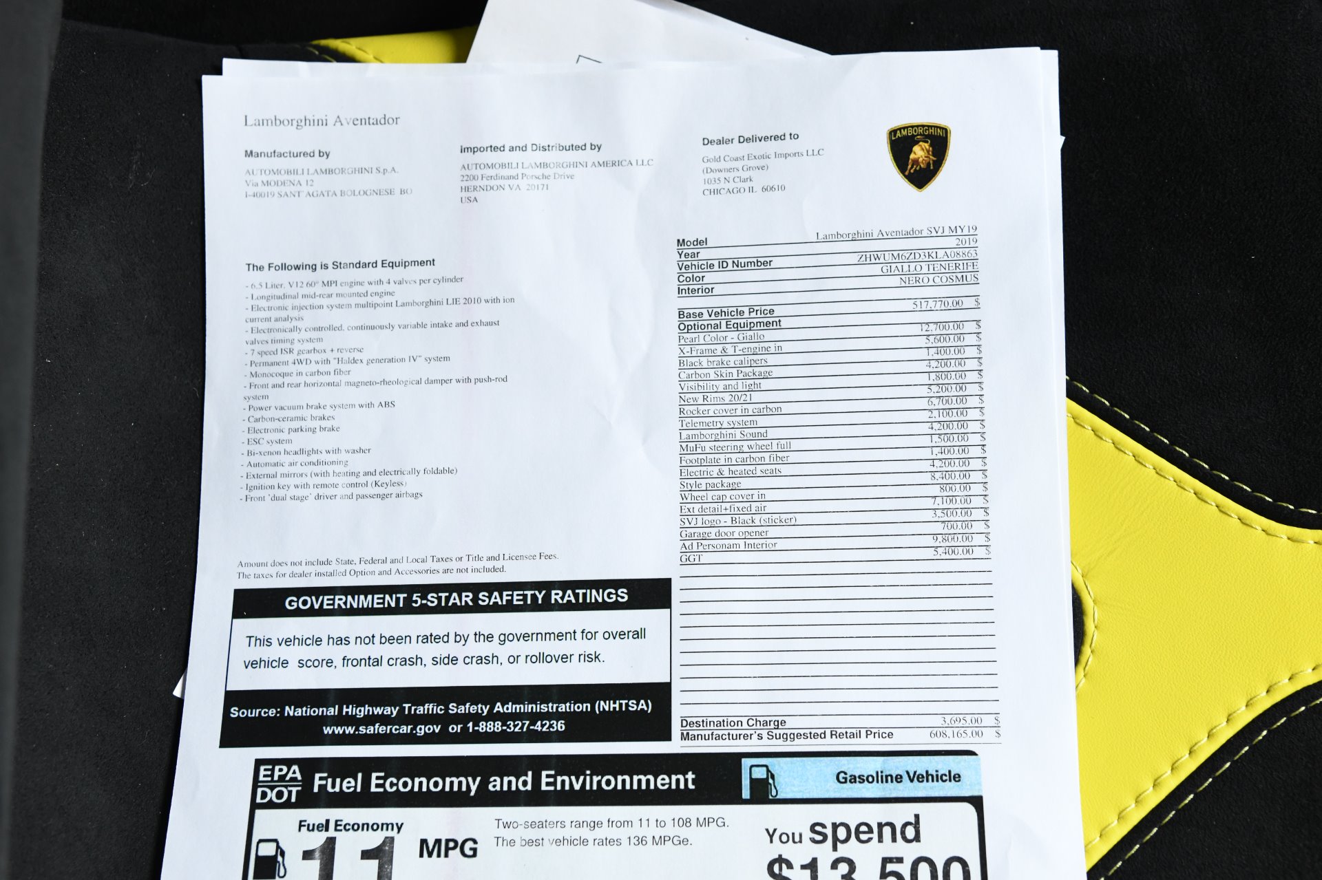 Used 2019 Lamborghini Aventador SVJ LP 770-4 SVJ | St. Petersburg, FL