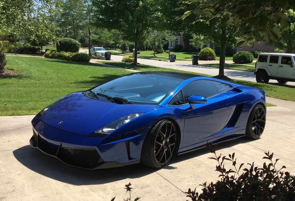 Lamborghini Gallardo фиолетовая