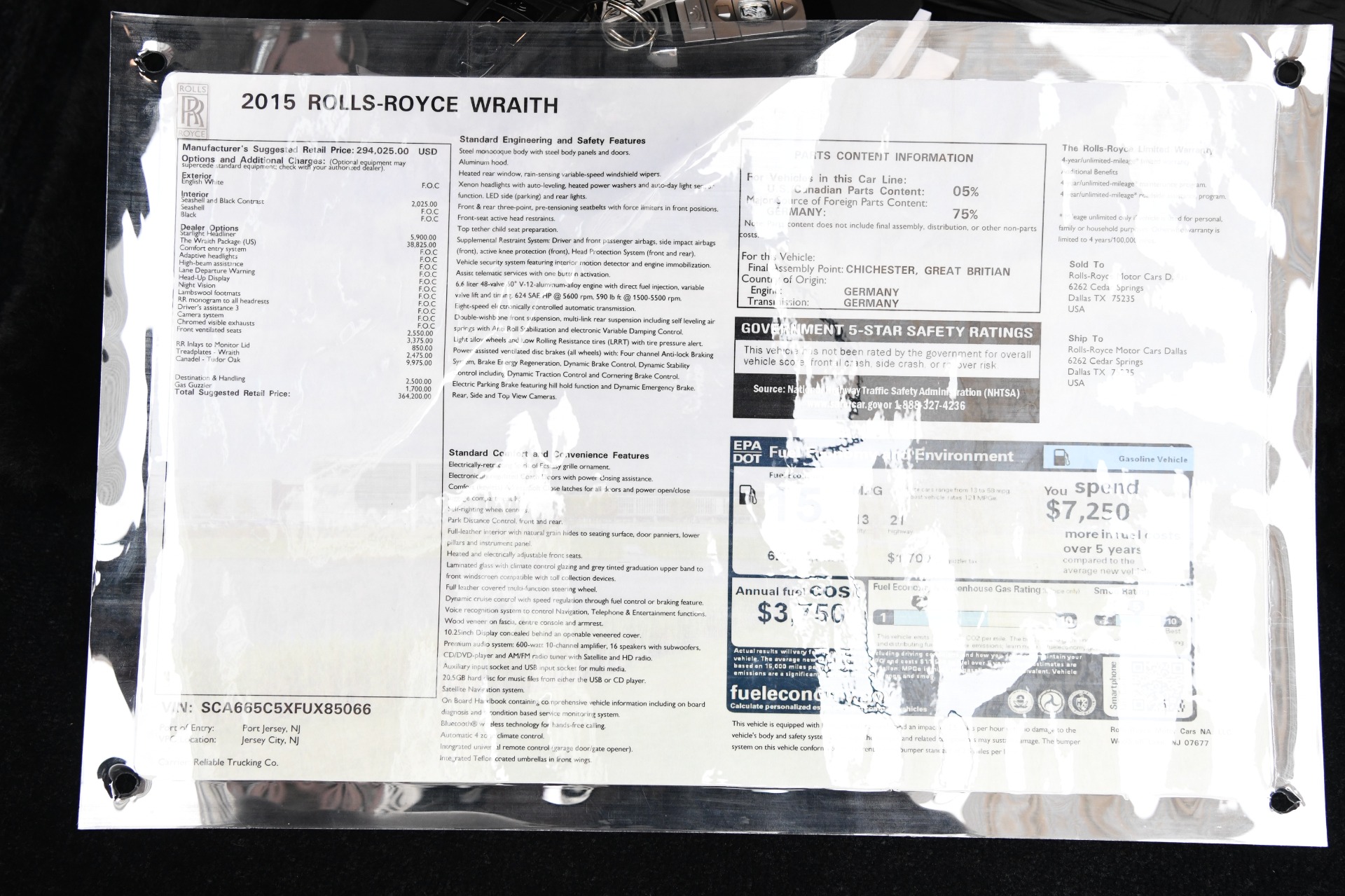 Used 2015 Rolls-Royce Wraith | St. Petersburg, FL