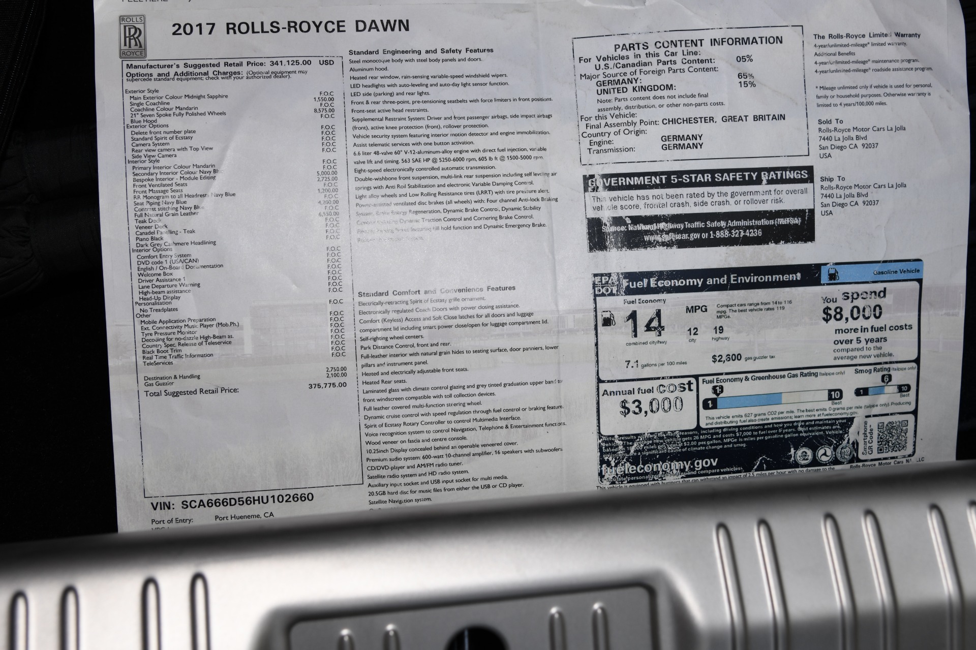 Used 2017 Rolls-Royce Dawn | St. Petersburg, FL