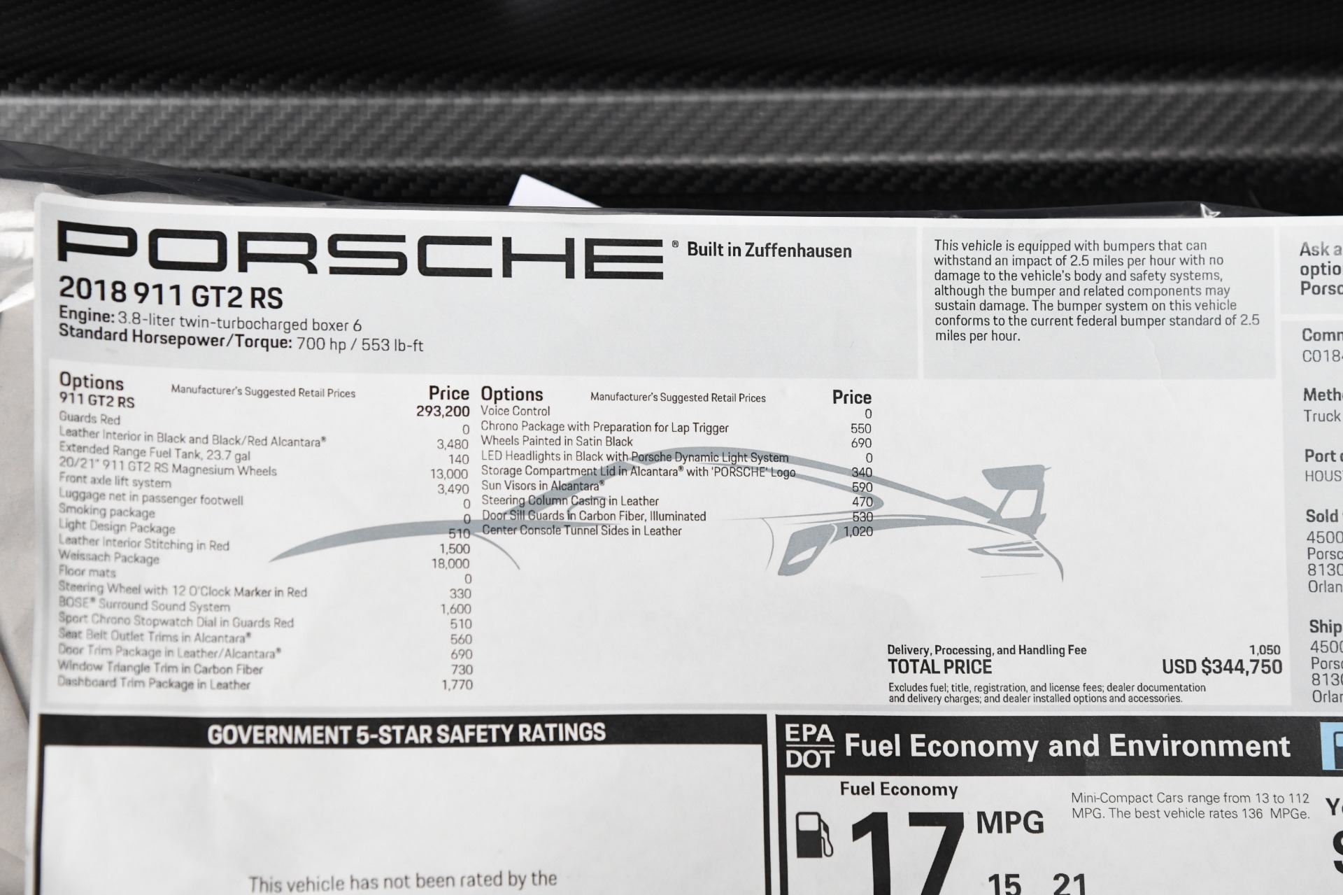 Used 2018 Porsche 911 GT2 RS | St. Petersburg, FL