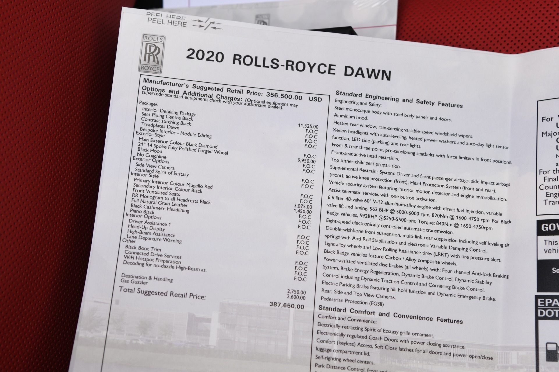 Used 2020 Rolls-Royce Dawn | St. Petersburg, FL