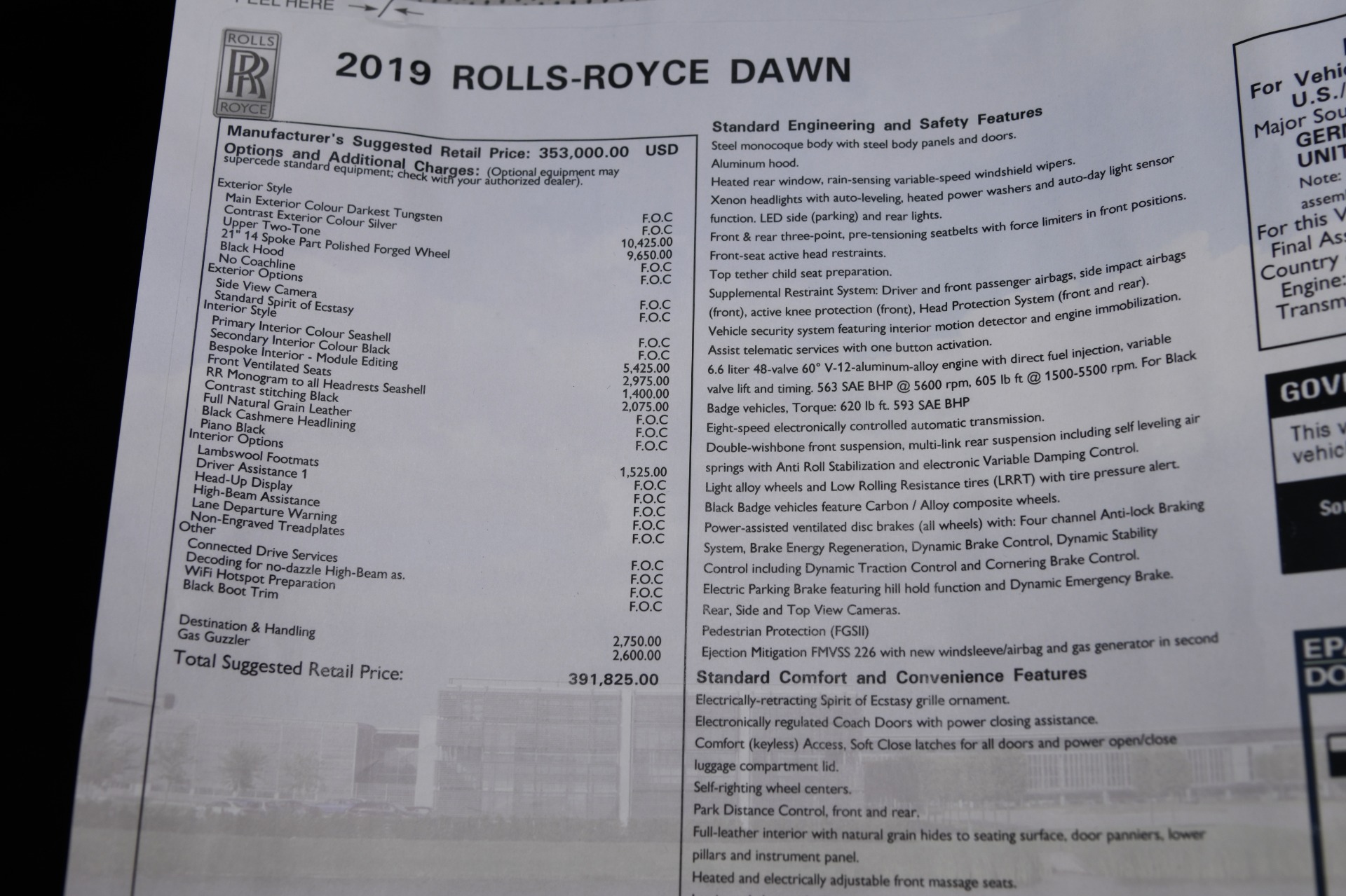 Used 2019 Rolls-Royce Dawn | St. Petersburg, FL