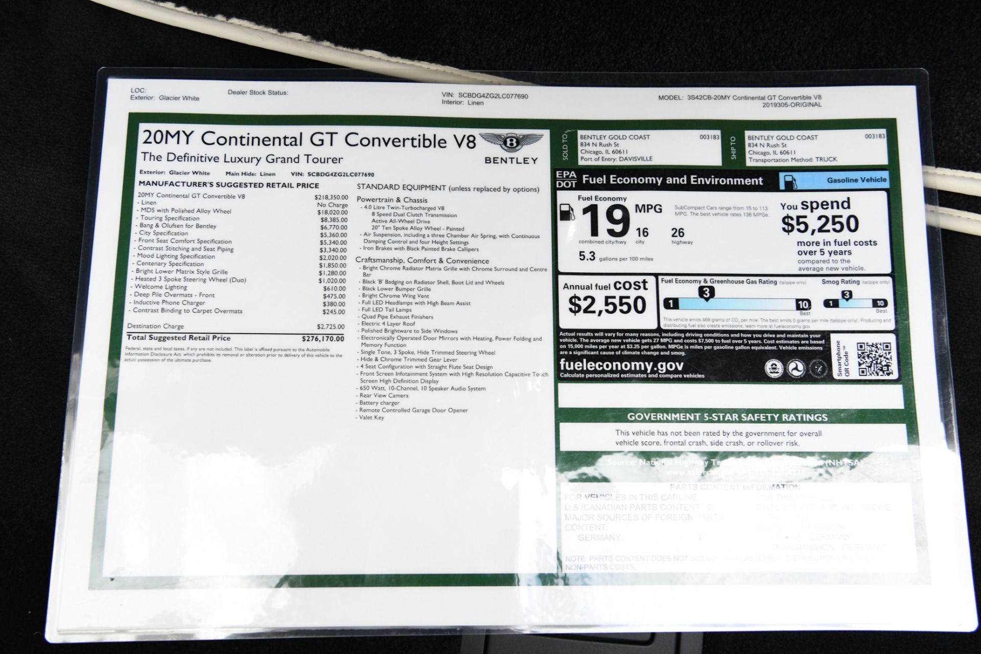 Used 2020 Bentley Continental GT V8 Convertible GT V8 | St. Petersburg, FL