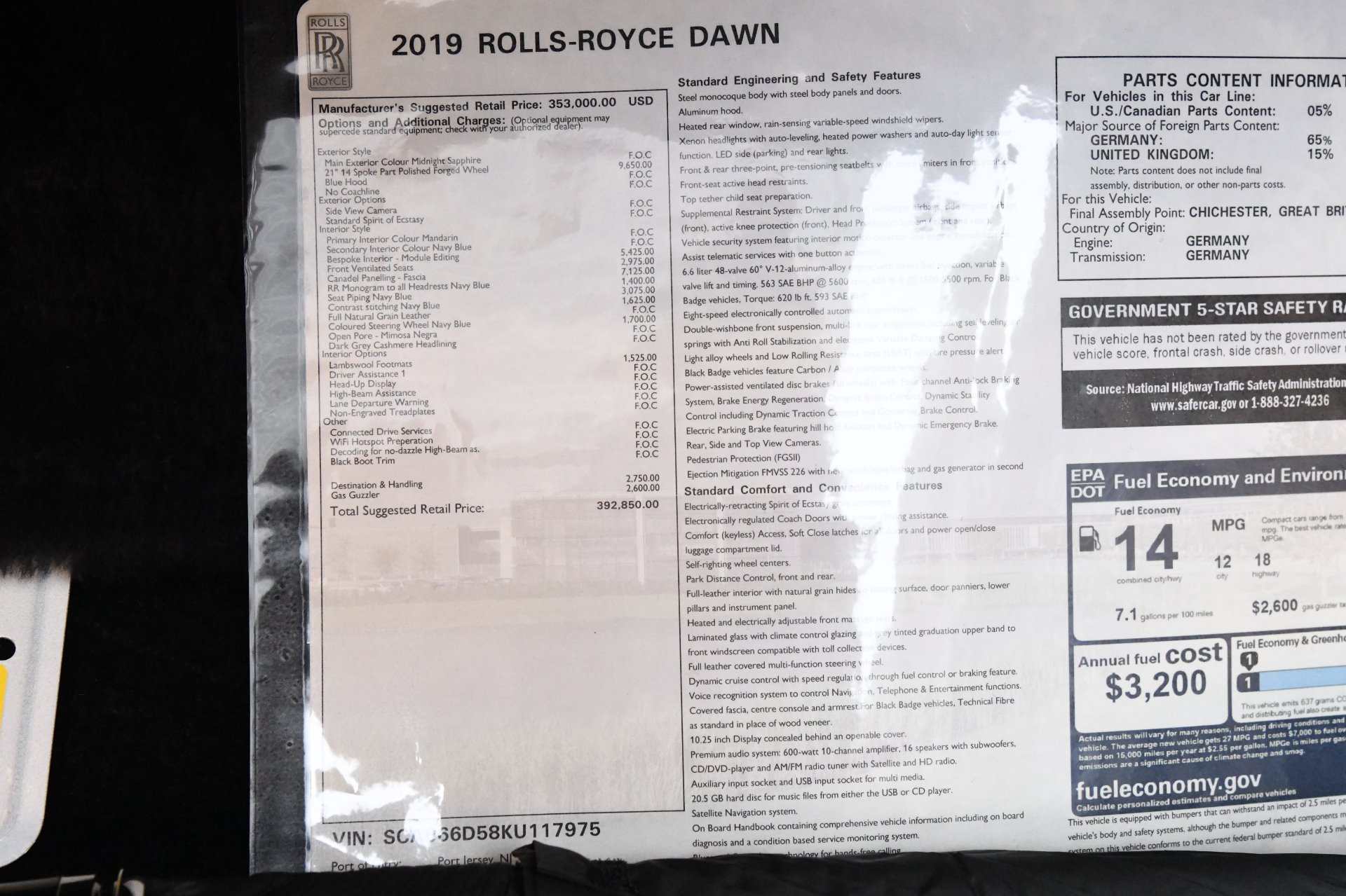 Used 2019 Rolls-Royce Dawn | St. Petersburg, FL