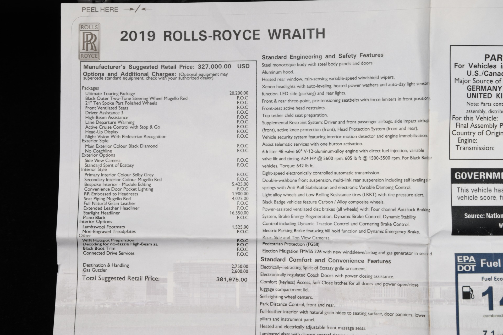 Used 2019 Rolls-Royce Wraith | St. Petersburg, FL