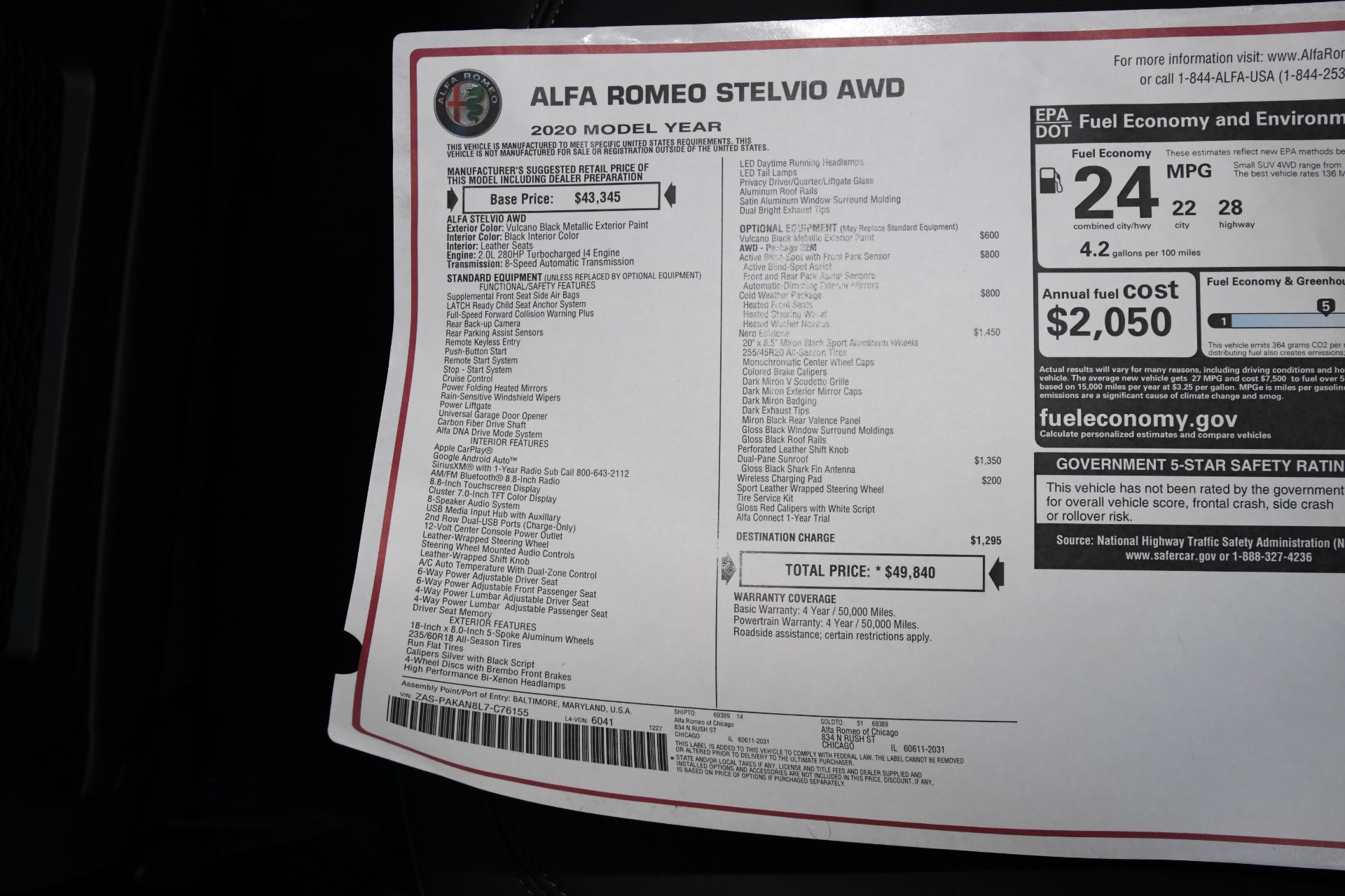 New 2020 Alfa Romeo Stelvio | St. Petersburg, FL