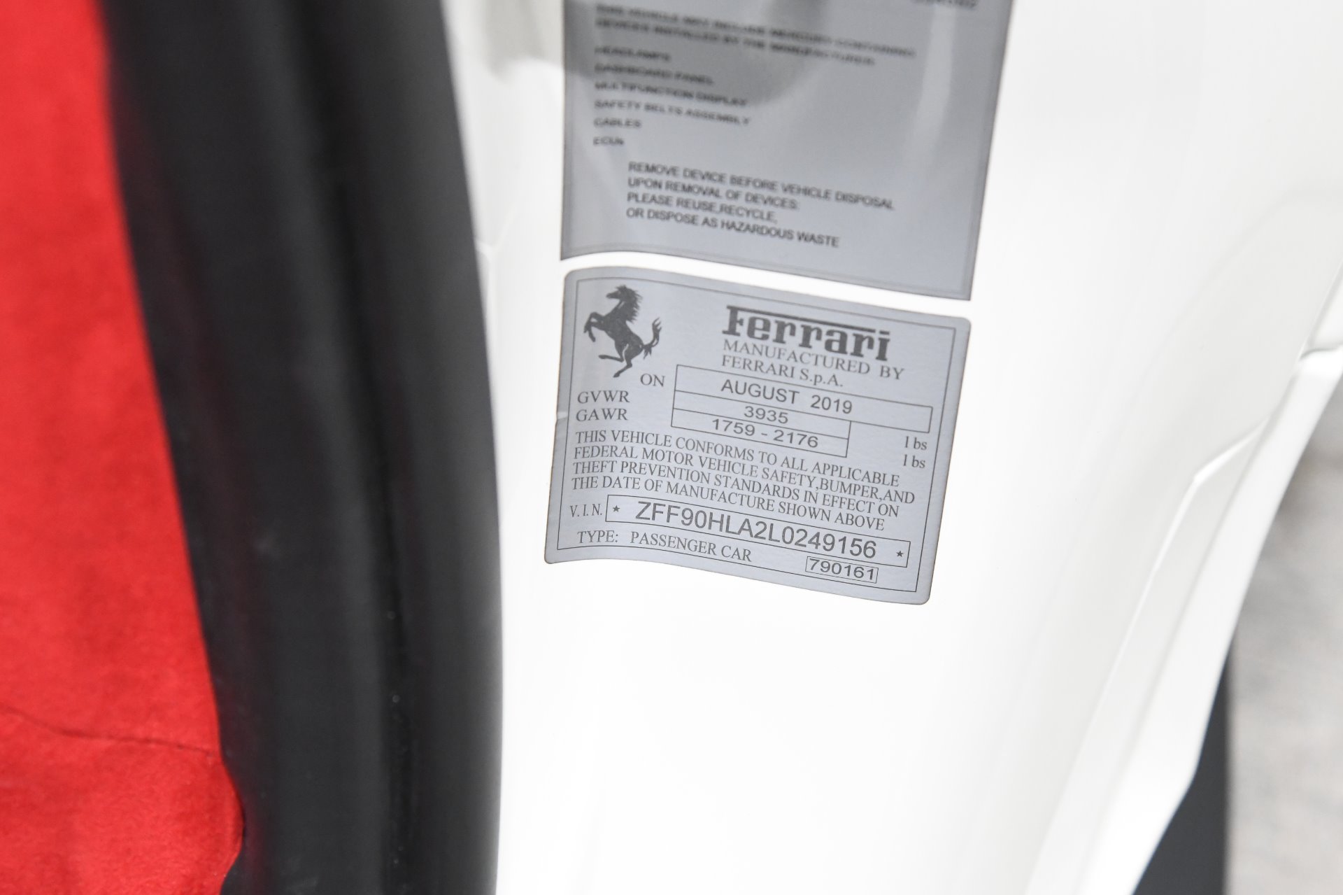 Used 2020 Ferrari 488 Pista | St. Petersburg, FL