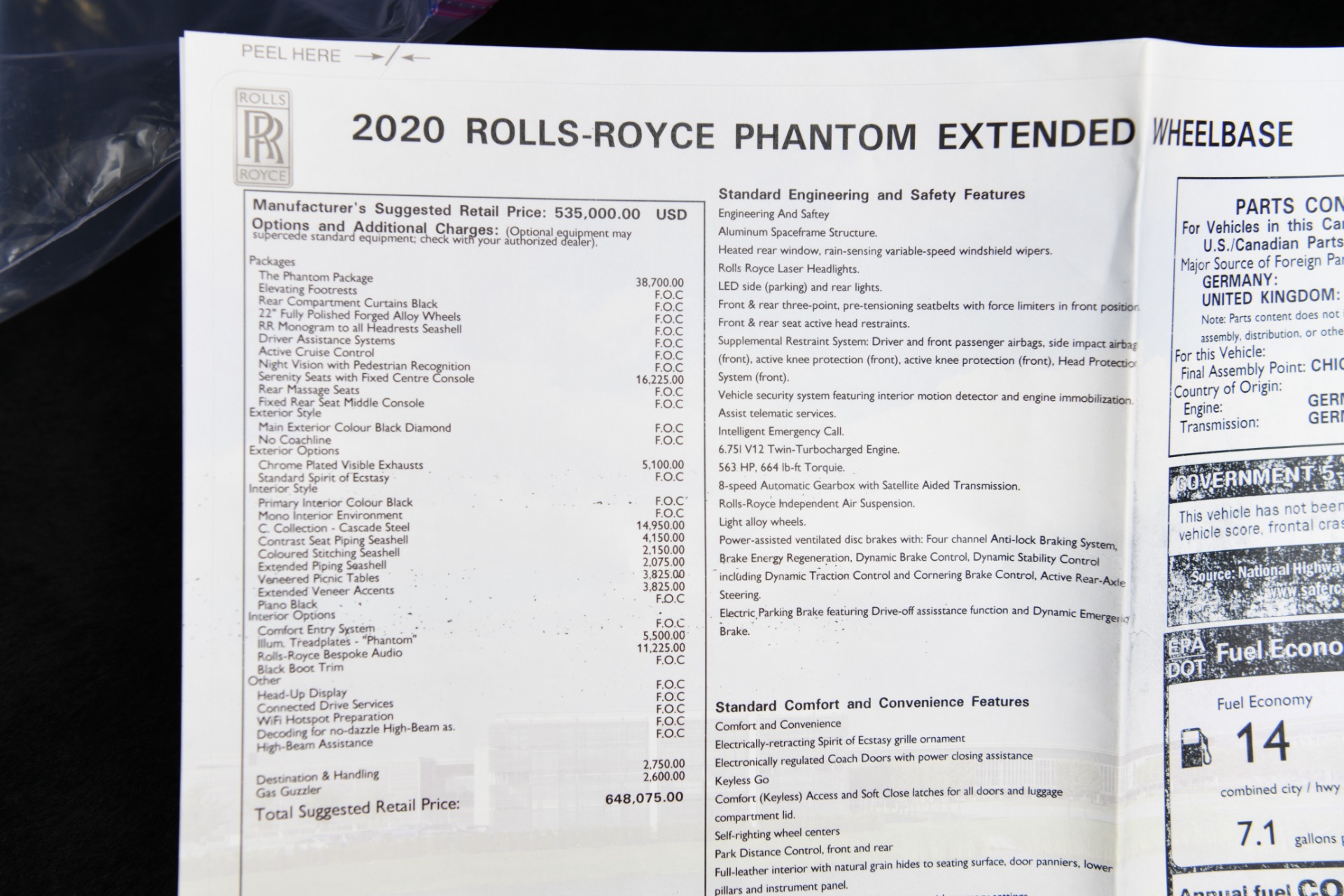 Used 2020 Rolls-Royce Phantom Extended Wheelbase | St. Petersburg, FL