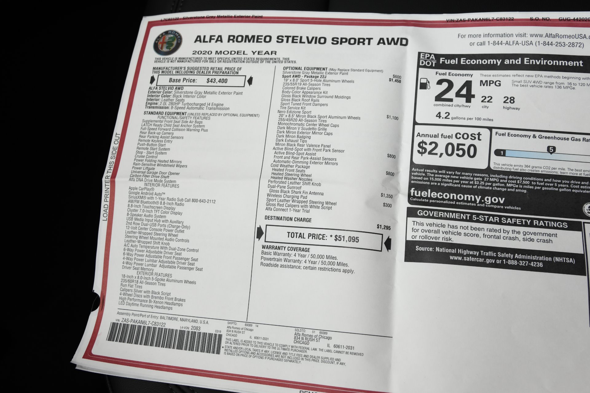 Used 2020 Alfa Romeo Stelvio Sport Sport | St. Petersburg, FL