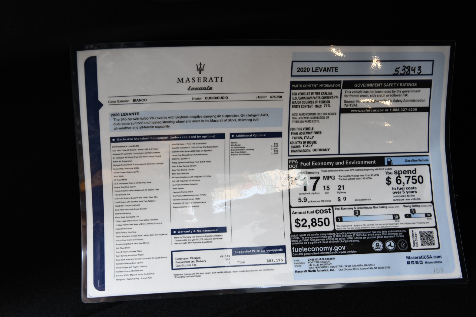 New 2020 Maserati Levante | St. Petersburg, FL
