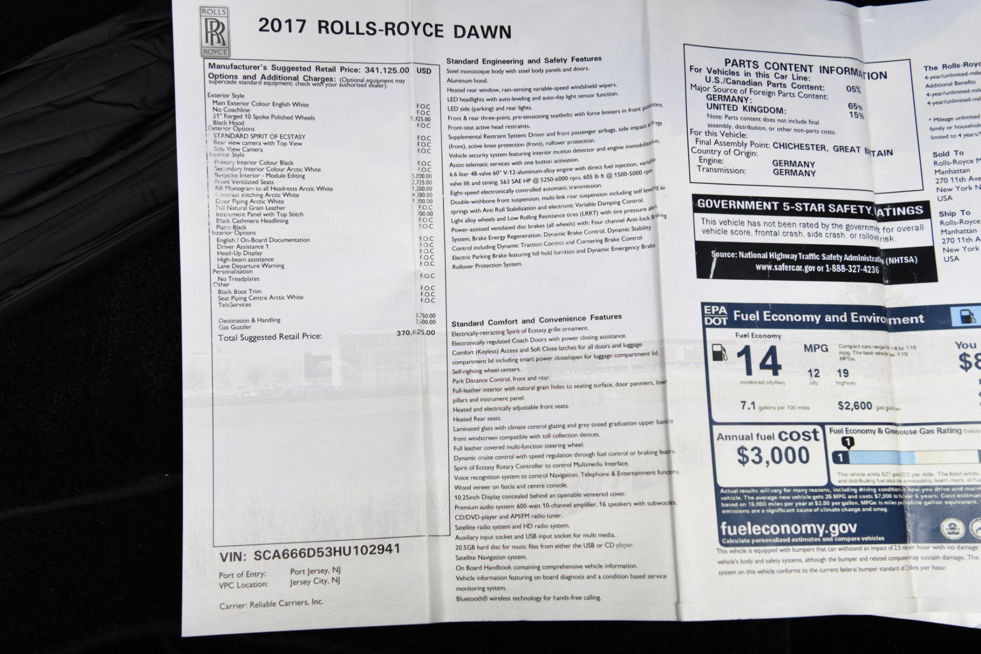 Used 2017 Rolls-Royce Dawn | St. Petersburg, FL