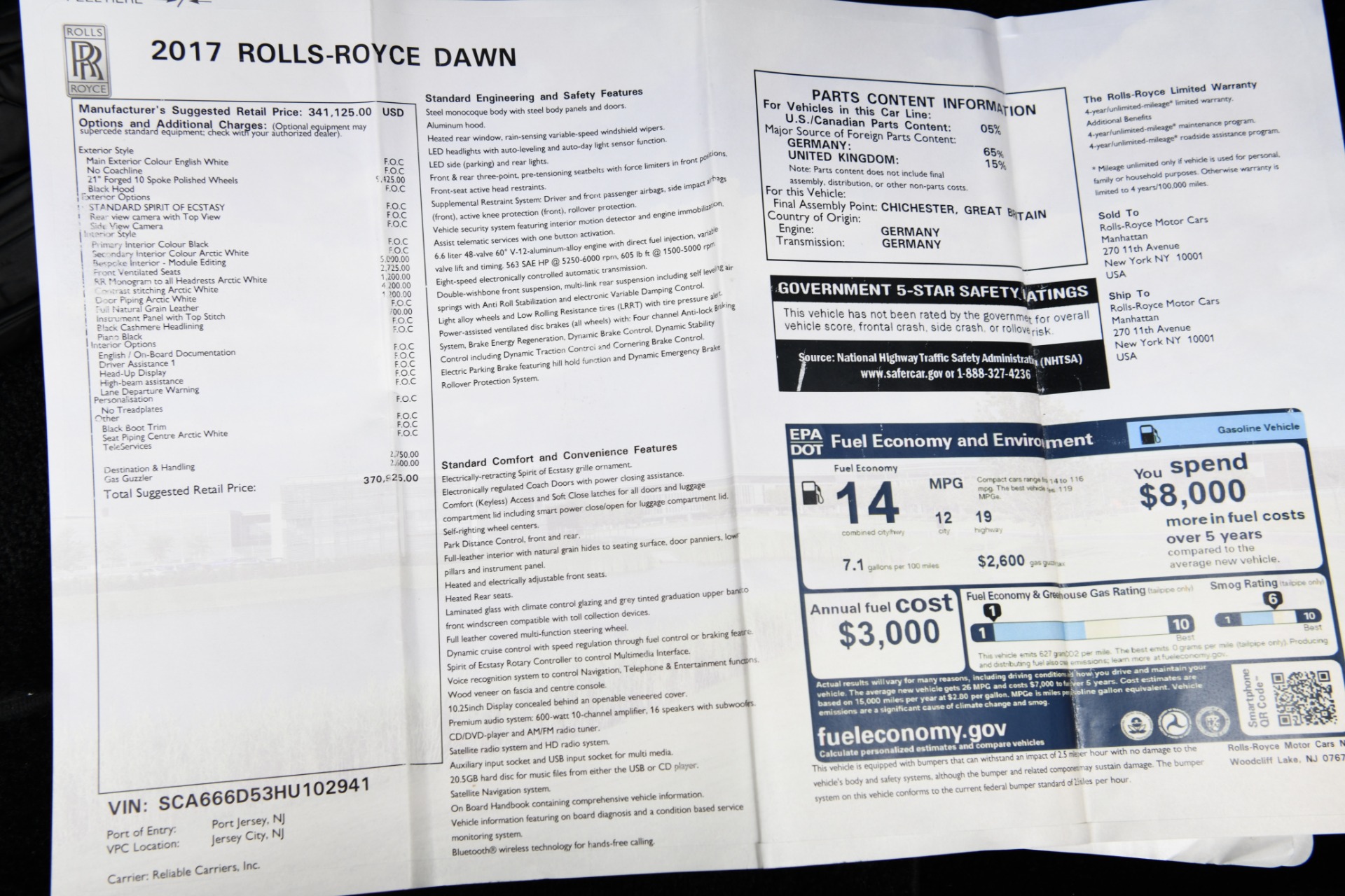 Used 2017 Rolls-Royce Dawn | St. Petersburg, FL