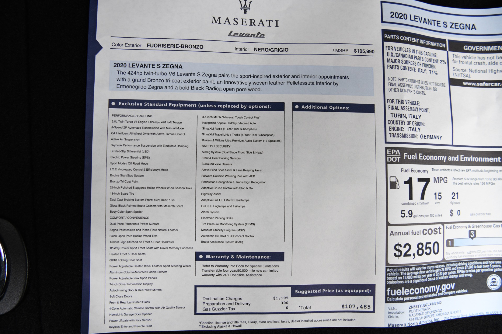 New 2020 Maserati Levante S GranSport | St. Petersburg, FL