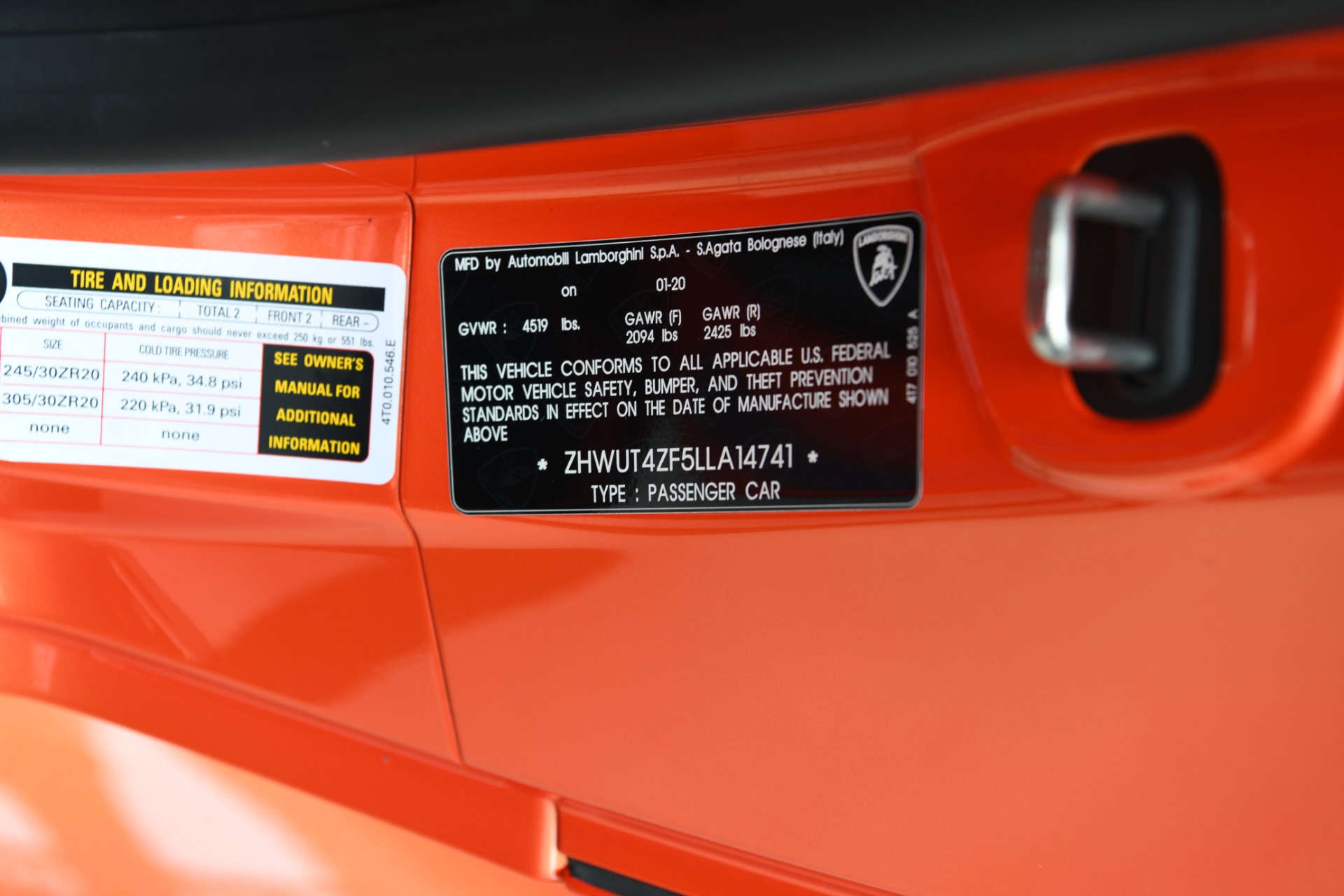 Used 2020 Lamborghini Huracan EVO Spyder LP 640-4 EVO Spyder | St. Petersburg, FL