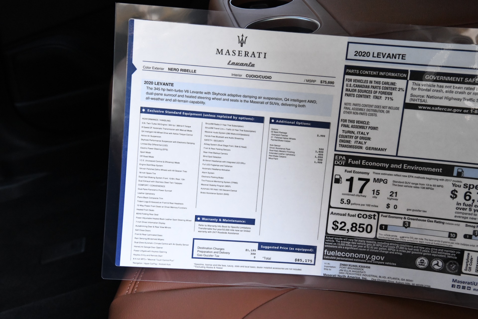 New 2020 Maserati Levante | St. Petersburg, FL