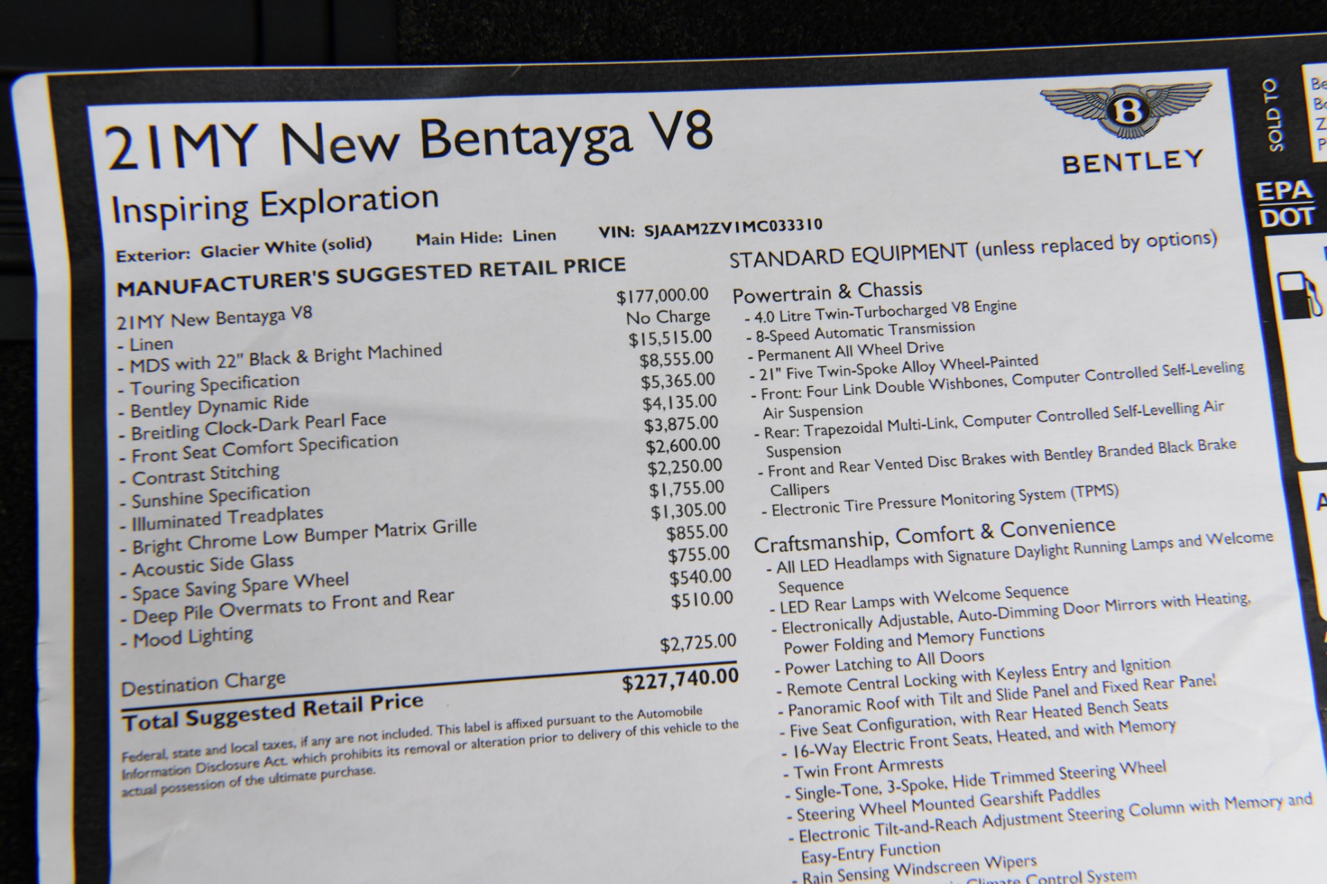 Used 2021 Bentley Bentayga V8 | St. Petersburg, FL