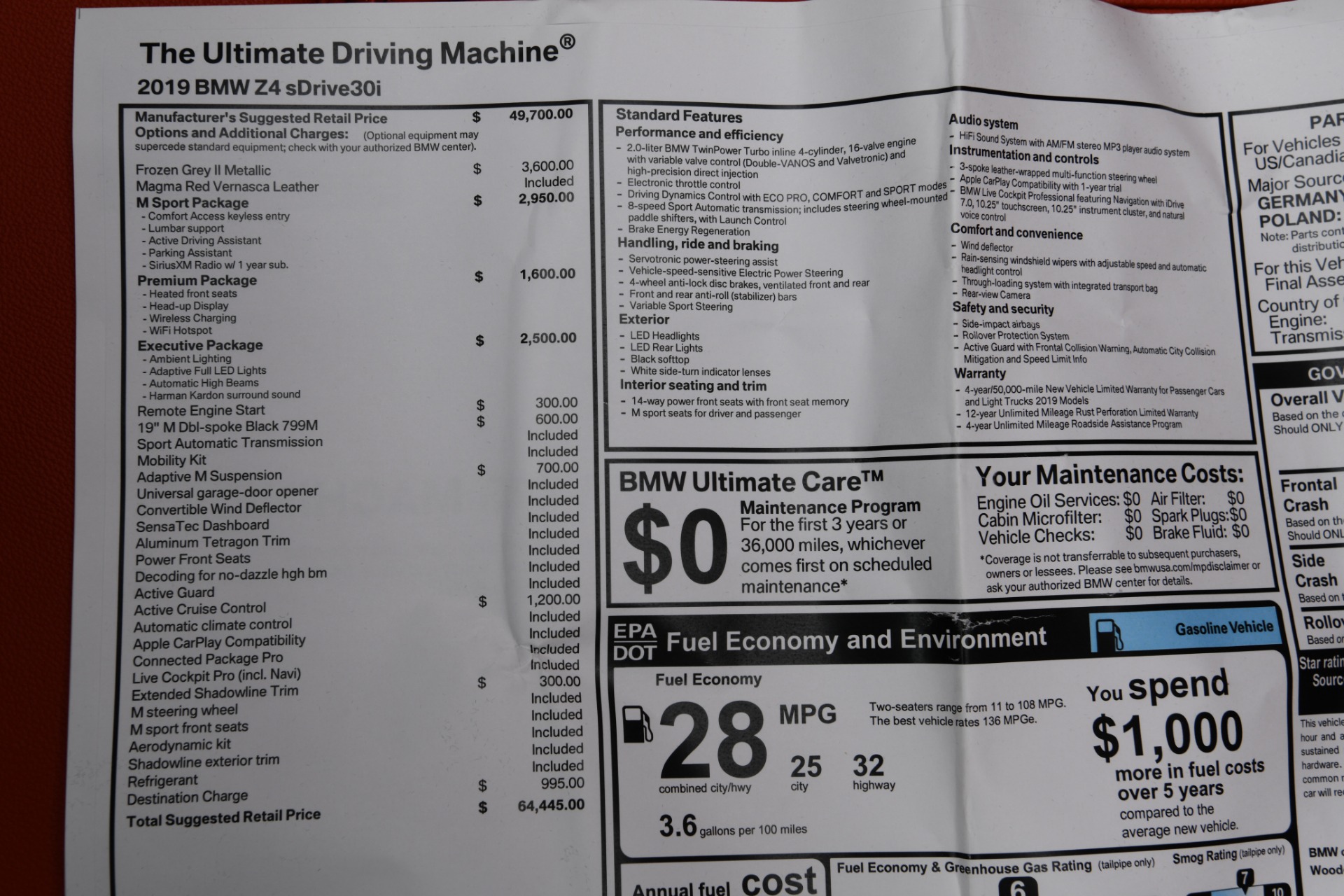 Used 2019 BMW Z4 sDrive 30i | St. Petersburg, FL