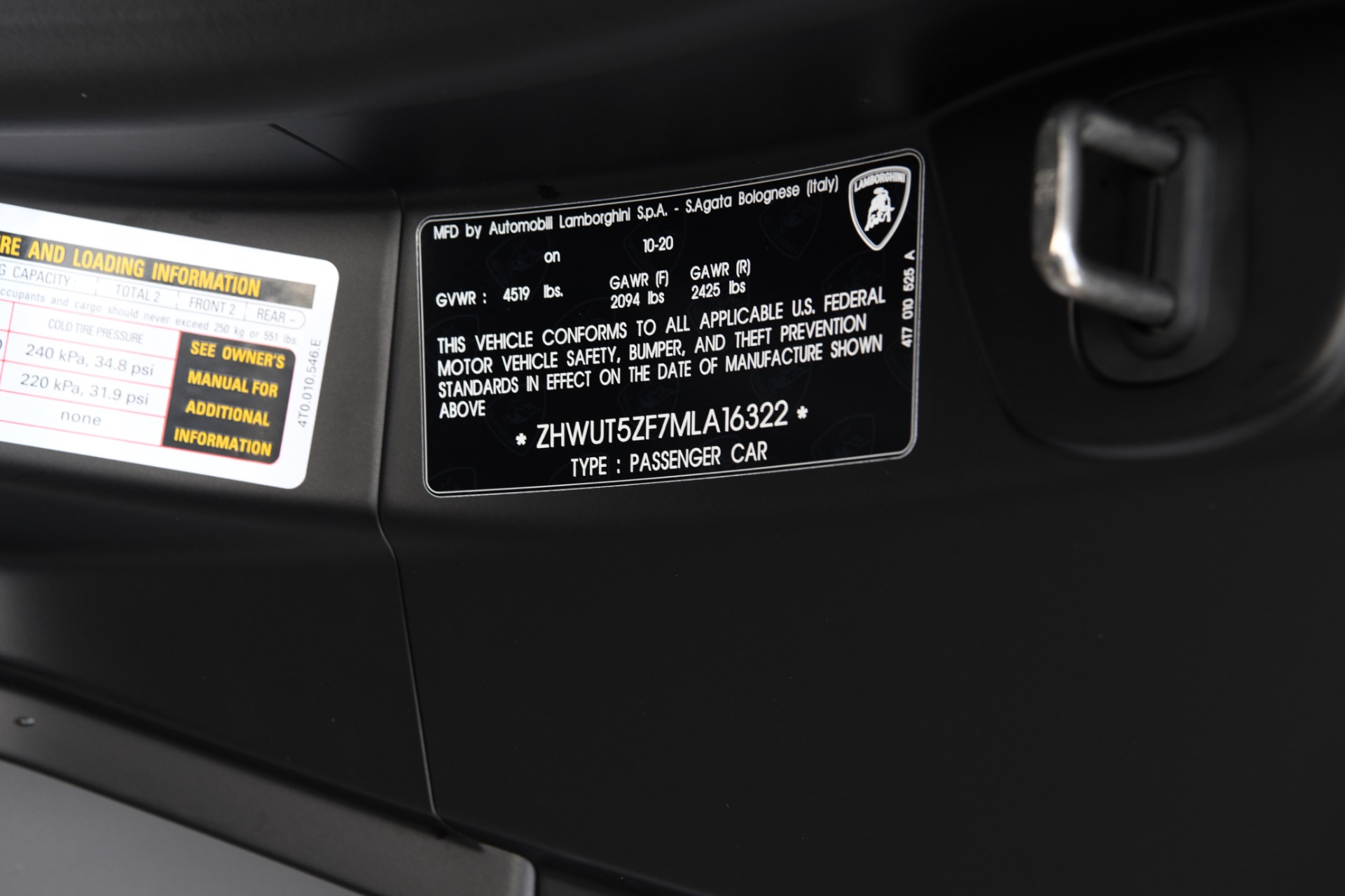Used 2021 Lamborghini Huracan Spyder LP 610-2 EVO Spyder | St. Petersburg, FL