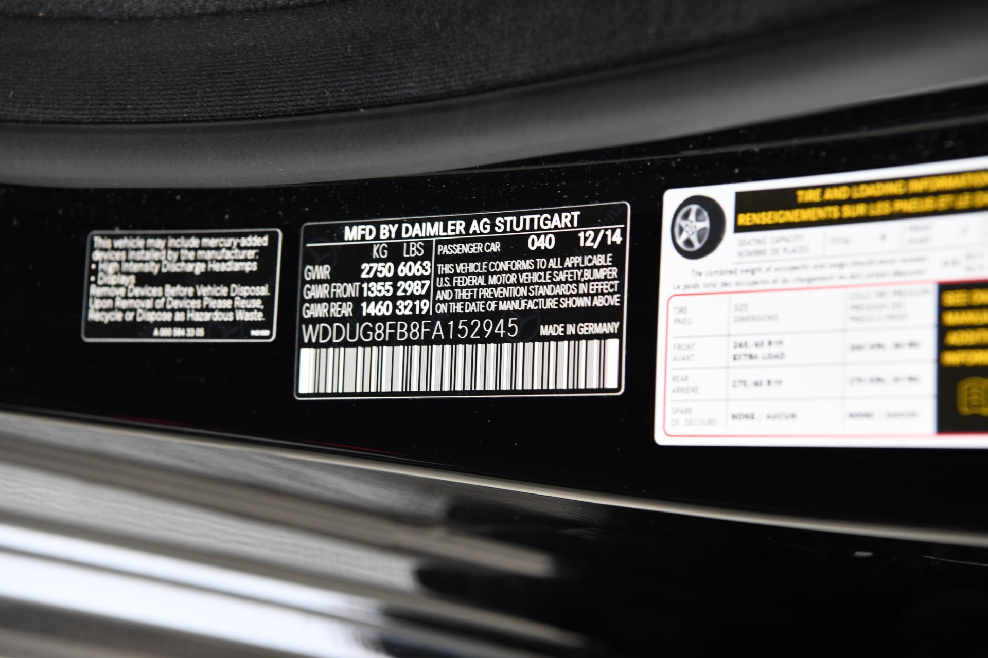 Used 2015 Mercedes-Benz S-Class S 550 4MATIC SPORT | St. Petersburg, FL