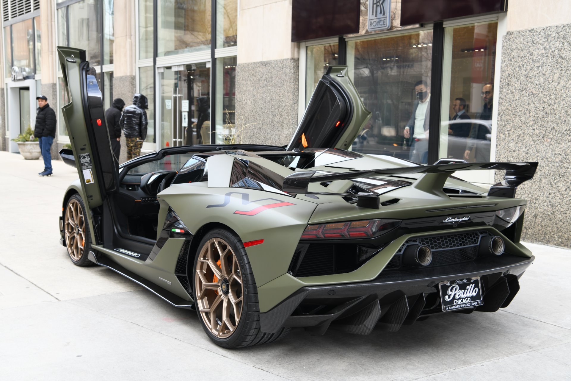 2021 Lamborghini Aventador Svj Roadster Stock 10043 For Sale Near Chicago Il Il Lamborghini Dealer