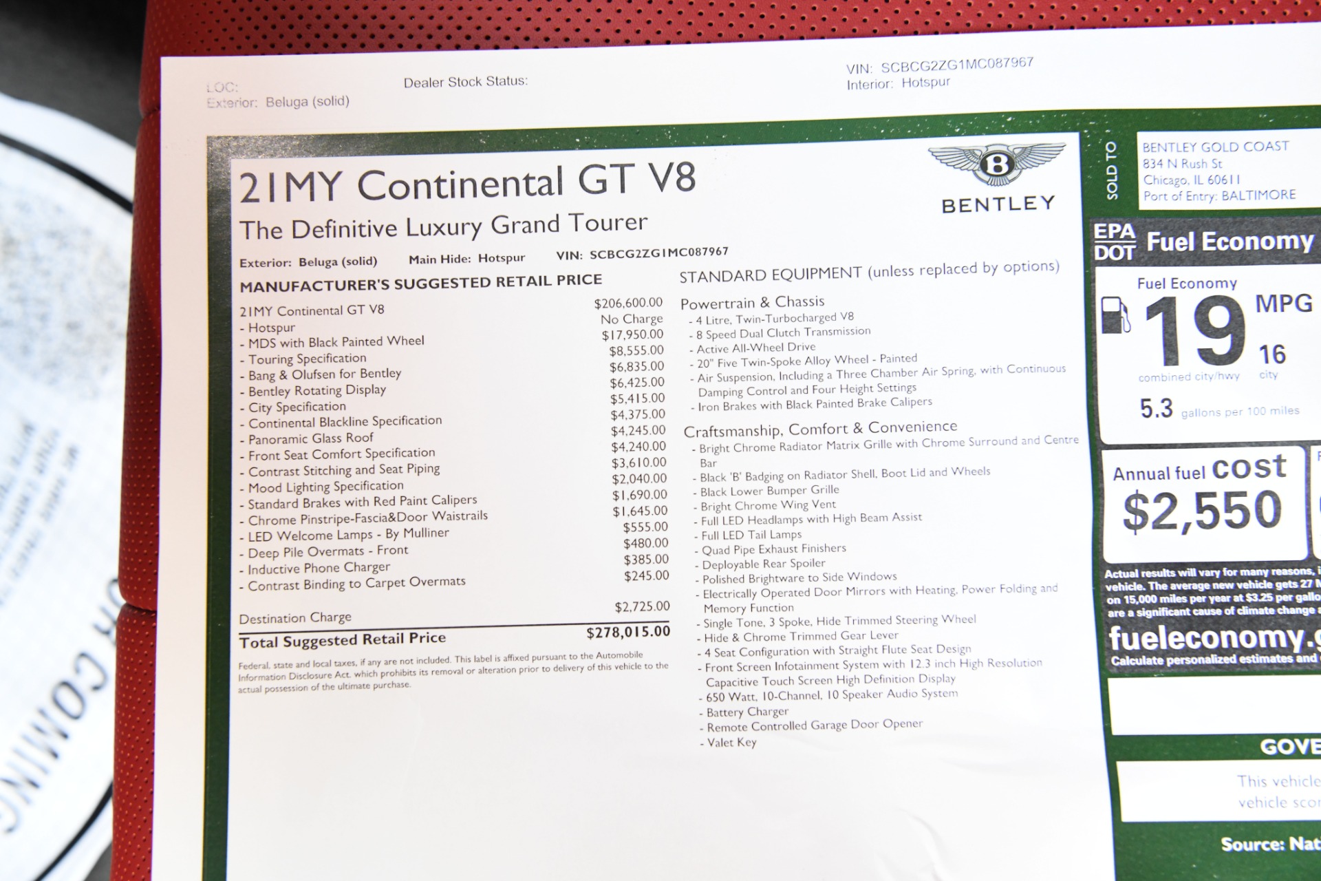 New 2021 Bentley continental GT GT V8 | St. Petersburg, FL