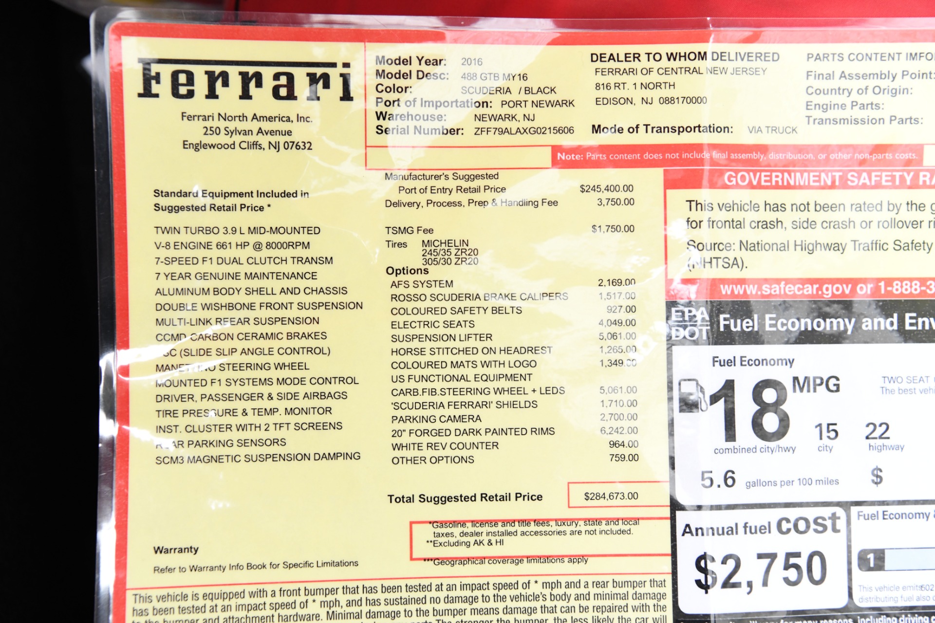 Used 2016 Ferrari 488 GTB | St. Petersburg, FL