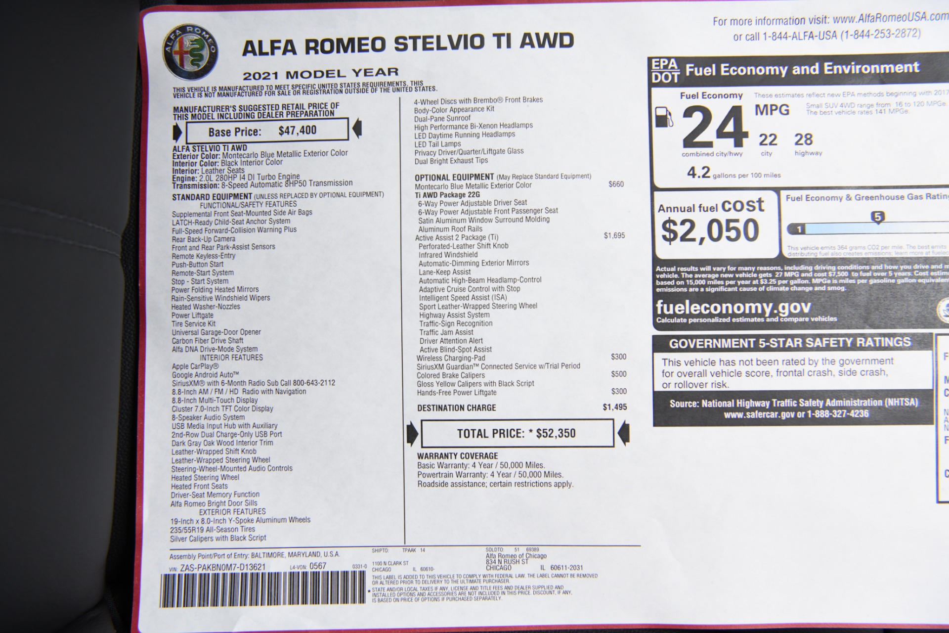 New 2021 Alfa Romeo Stelvio Ti | St. Petersburg, FL