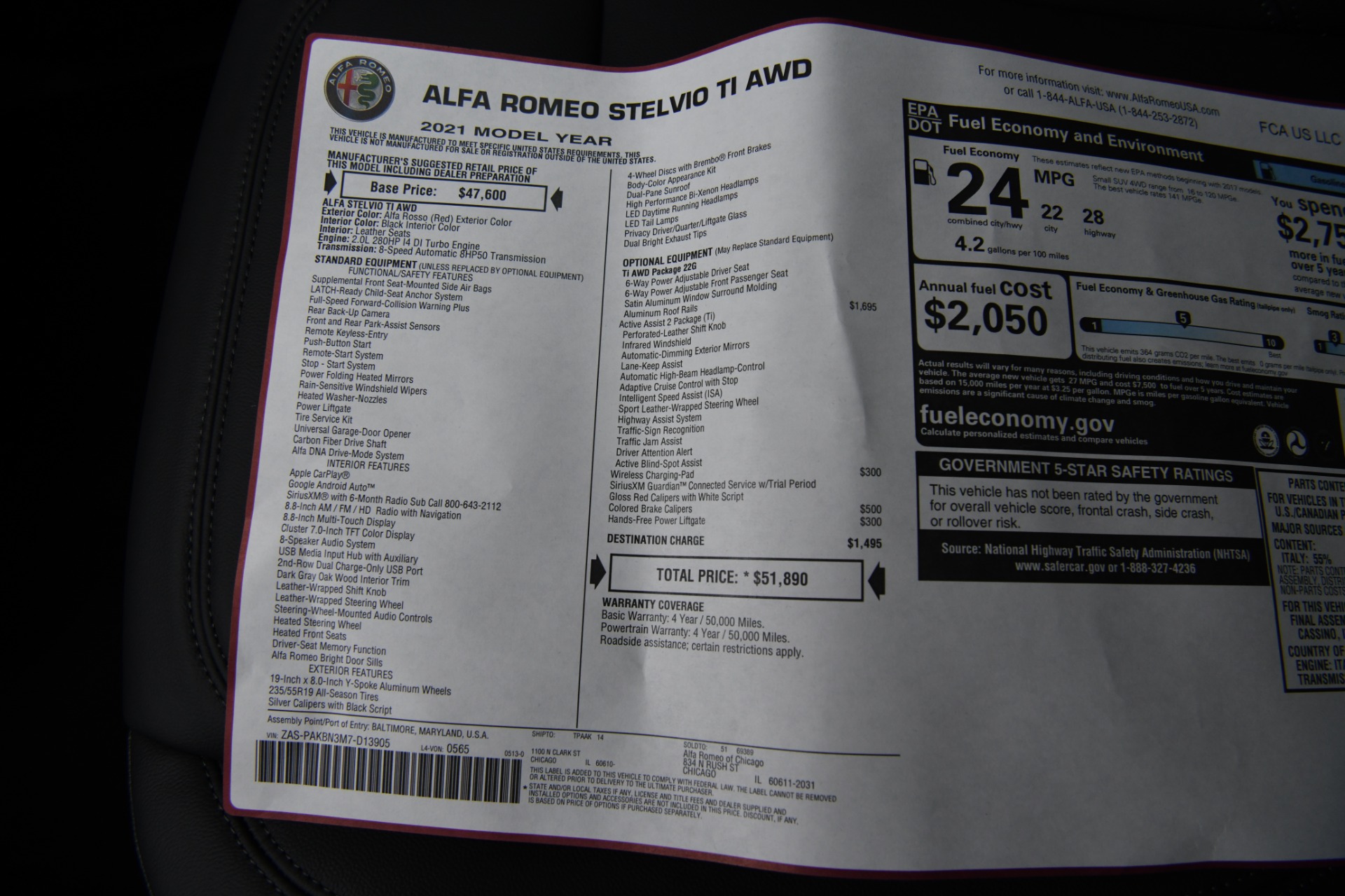 New 2021 Alfa Romeo Stelvio Ti | St. Petersburg, FL