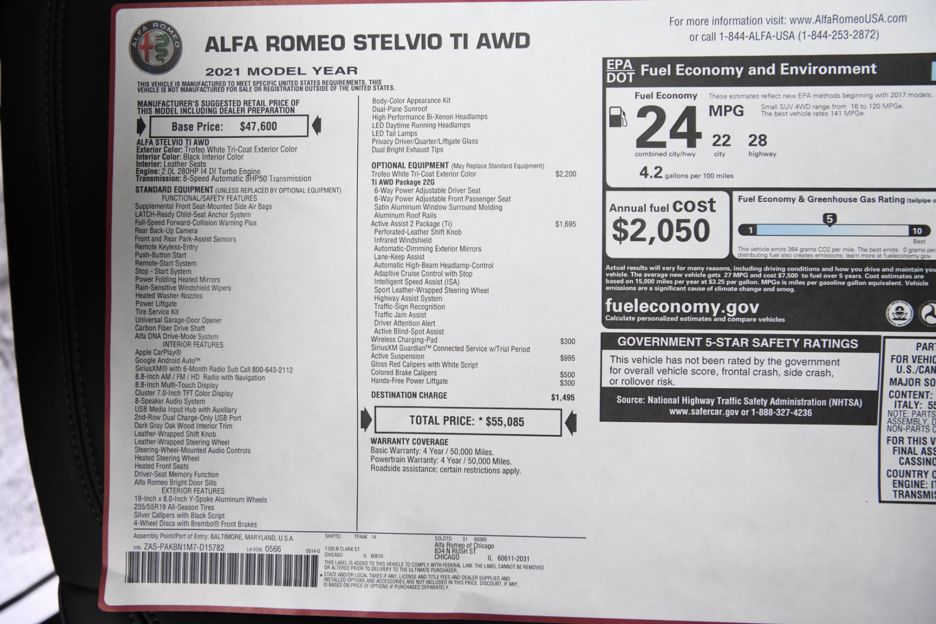 New 2021 Alfa Romeo Stelvio Ti | St. Petersburg, FL