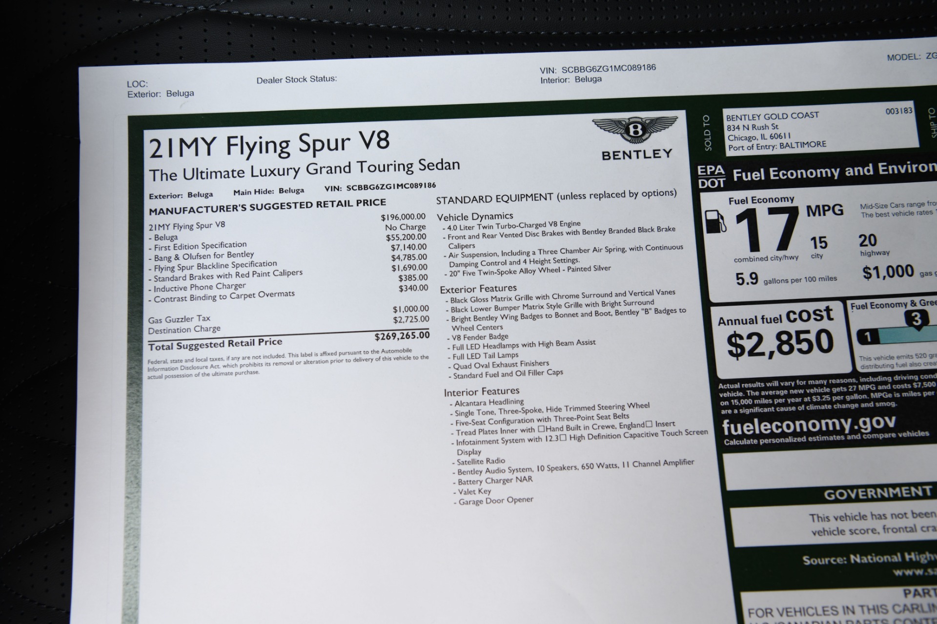 New 2021 Bentley Flying Spur V8 | St. Petersburg, FL